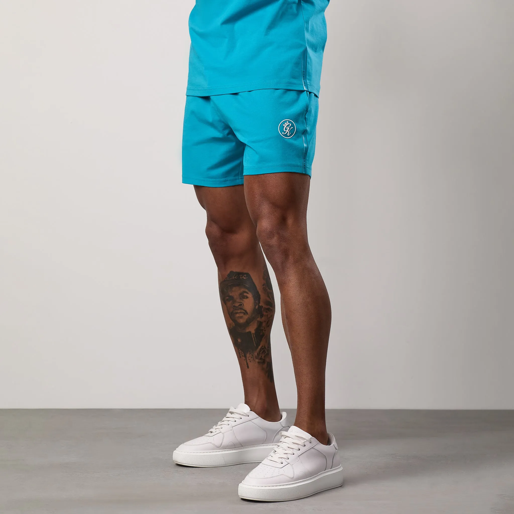 Gym King Pro Jersey Short - Marine Teal sold by The Gym King product image thumbnail 2
