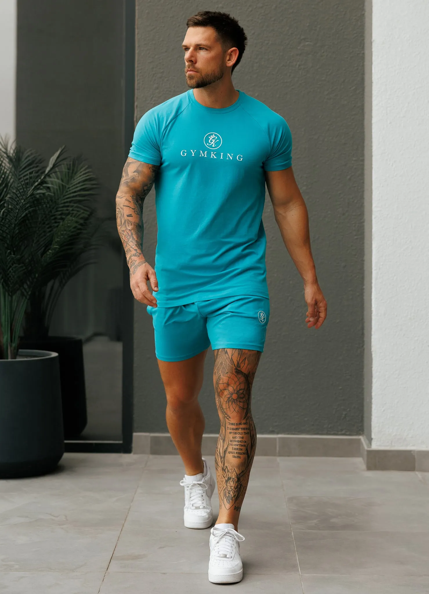 Gym King Pro Jersey Short - Marine Teal sold by The Gym King product image thumbnail 4