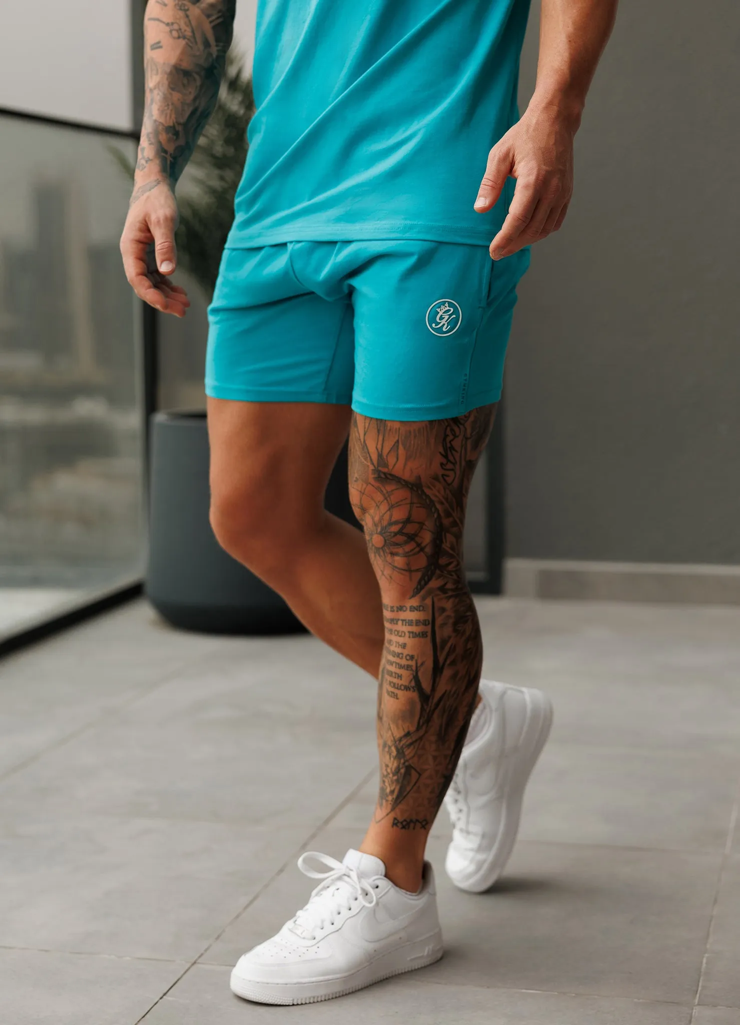 Gym King Pro Jersey Short - Marine Teal sold by The Gym King product image thumbnail 3