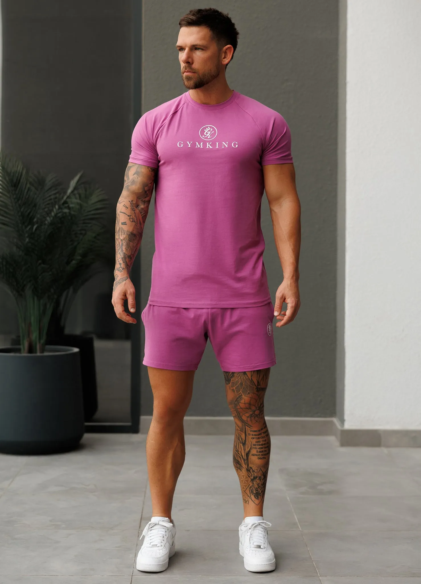 Gym King Pro Jersey Short - Magenta Purple sold by The Gym King product image thumbnail 4