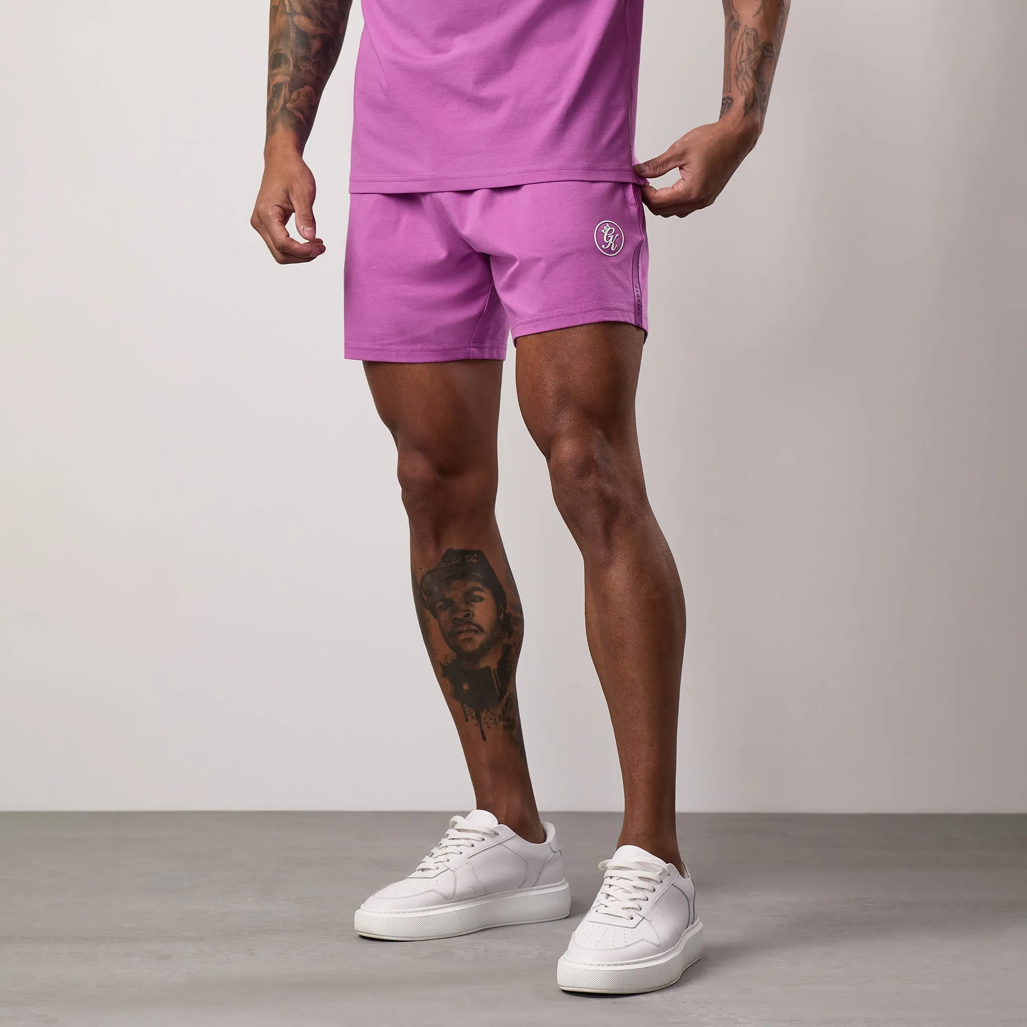 Gym King Pro Jersey Short - Magenta Purple sold by The Gym King product image thumbnail 2