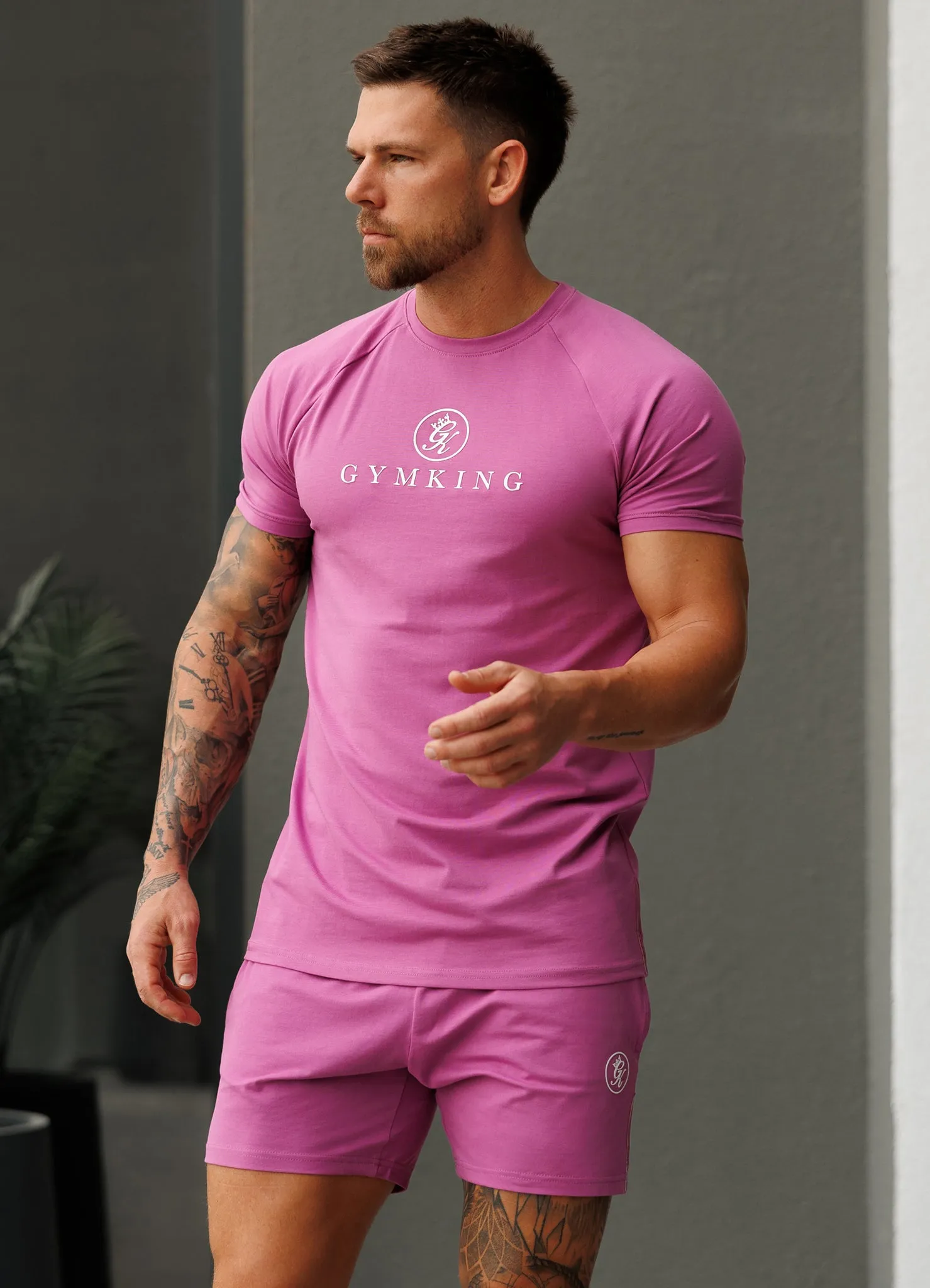 Gym King Pro Jersey Tee - Magenta Purple sold by The Gym King product image thumbnail 5