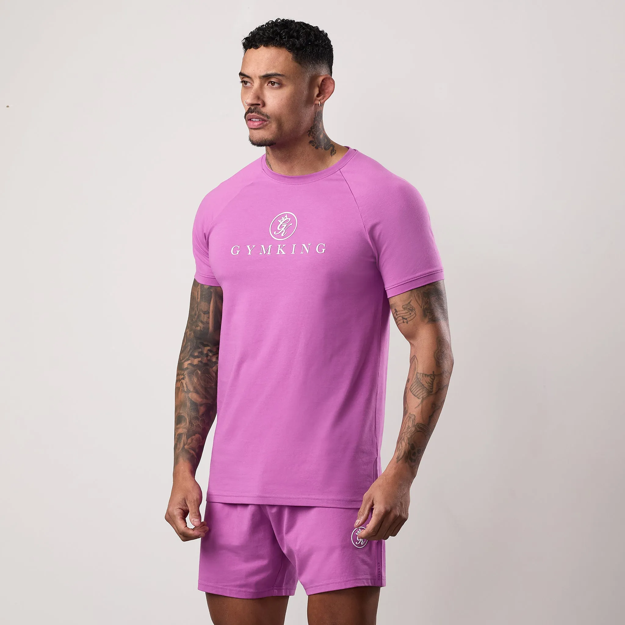 Gym King Pro Jersey Tee - Magenta Purple sold by The Gym King product image thumbnail 2