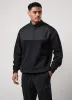 Gym King Fusion 1/4 Zip Tracksuit - Black sold by The Gym King