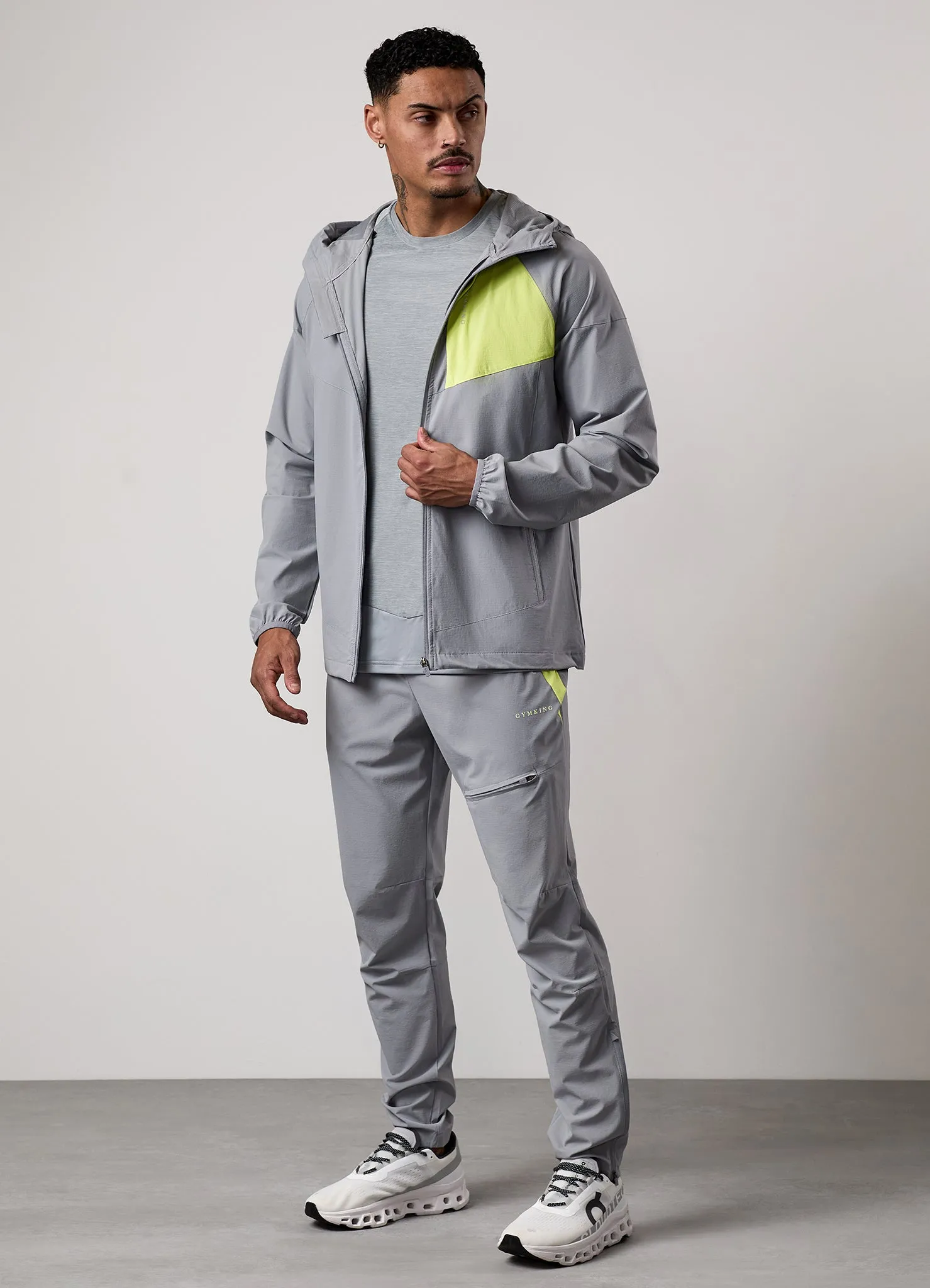 Gym King Fusion Tracksuit - Silver Grey sold by The Gym King