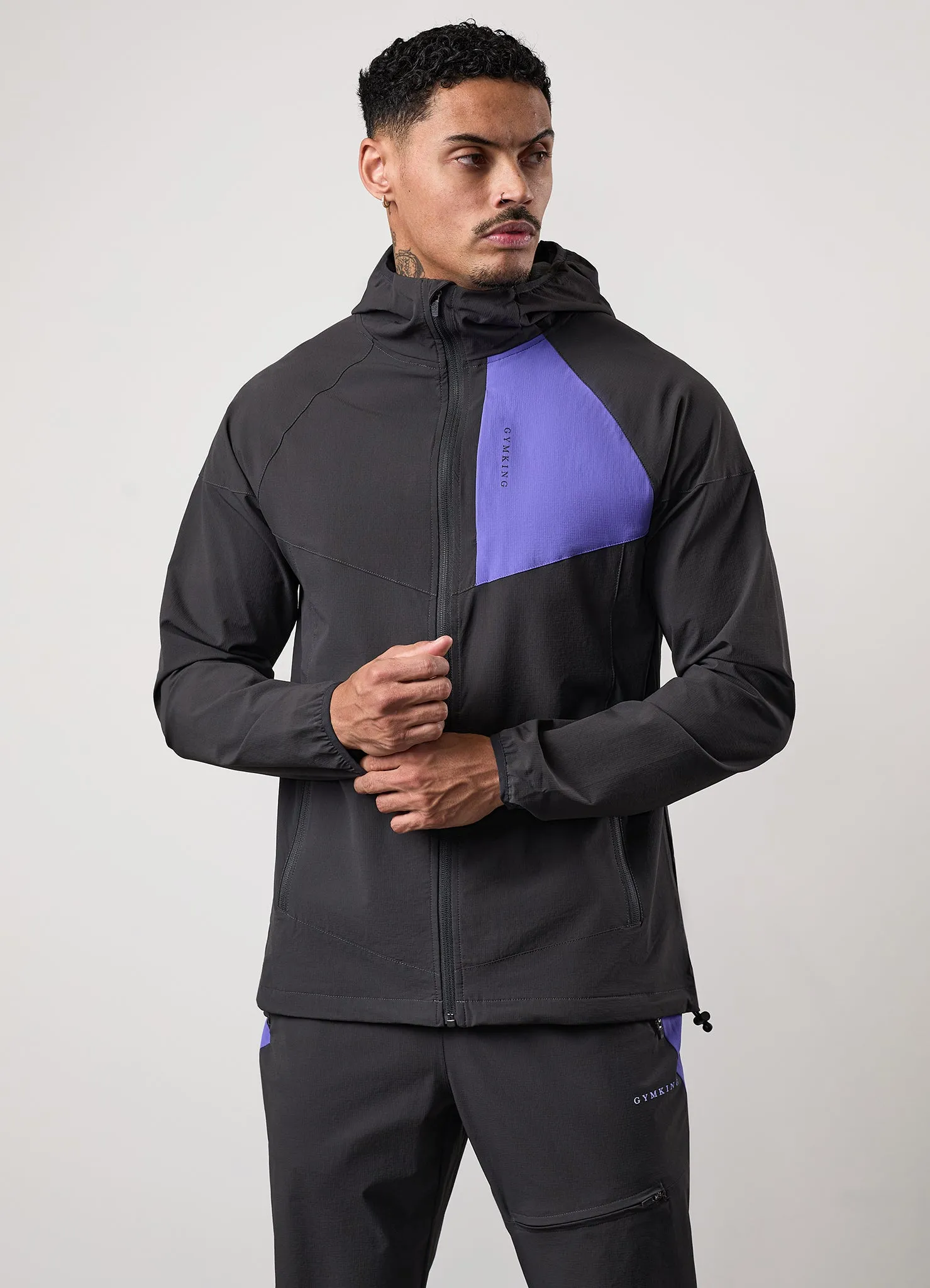 Gym King Fusion Tracksuit - Dark Pewter sold by The Gym King product image thumbnail 3