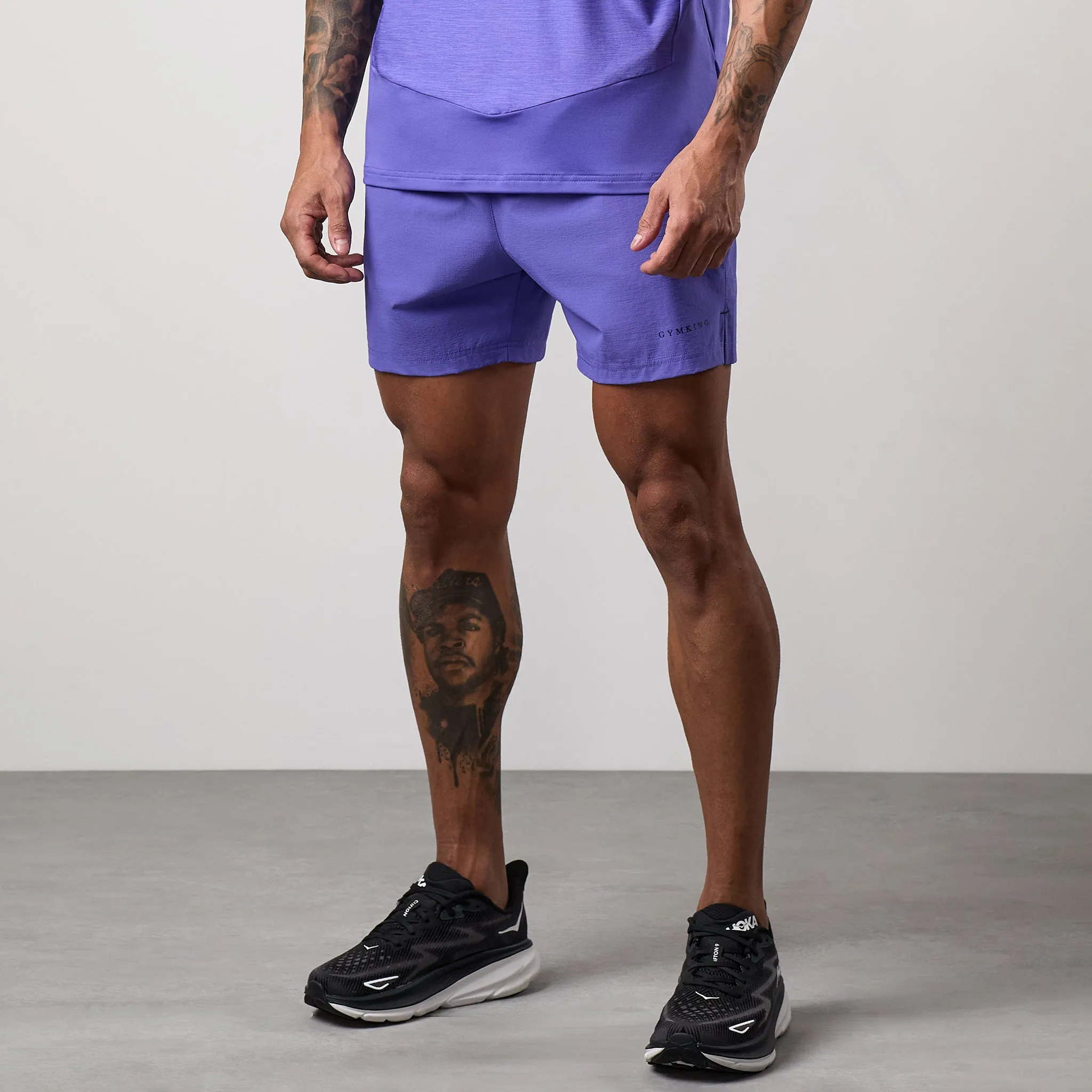Gym King Fusion Hybrid 5" Short - Grape sold by The Gym King product image thumbnail 2