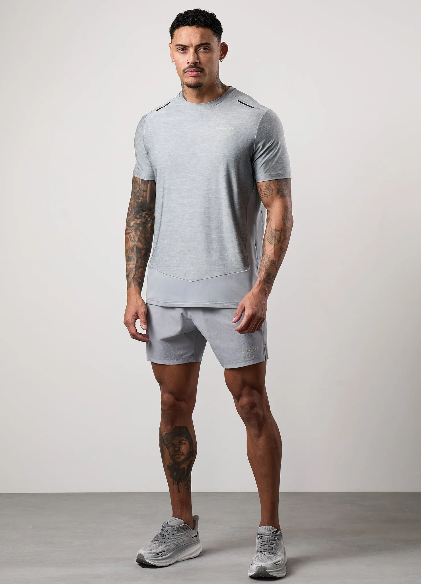 Gym King Fusion Hybrid 5" Short - Silver Grey sold by The Gym King product image thumbnail 3