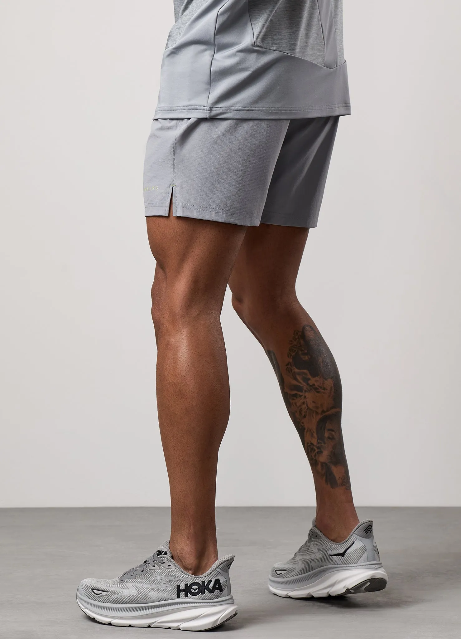 Gym King Fusion Hybrid 5" Short - Silver Grey sold by The Gym King product image thumbnail 5