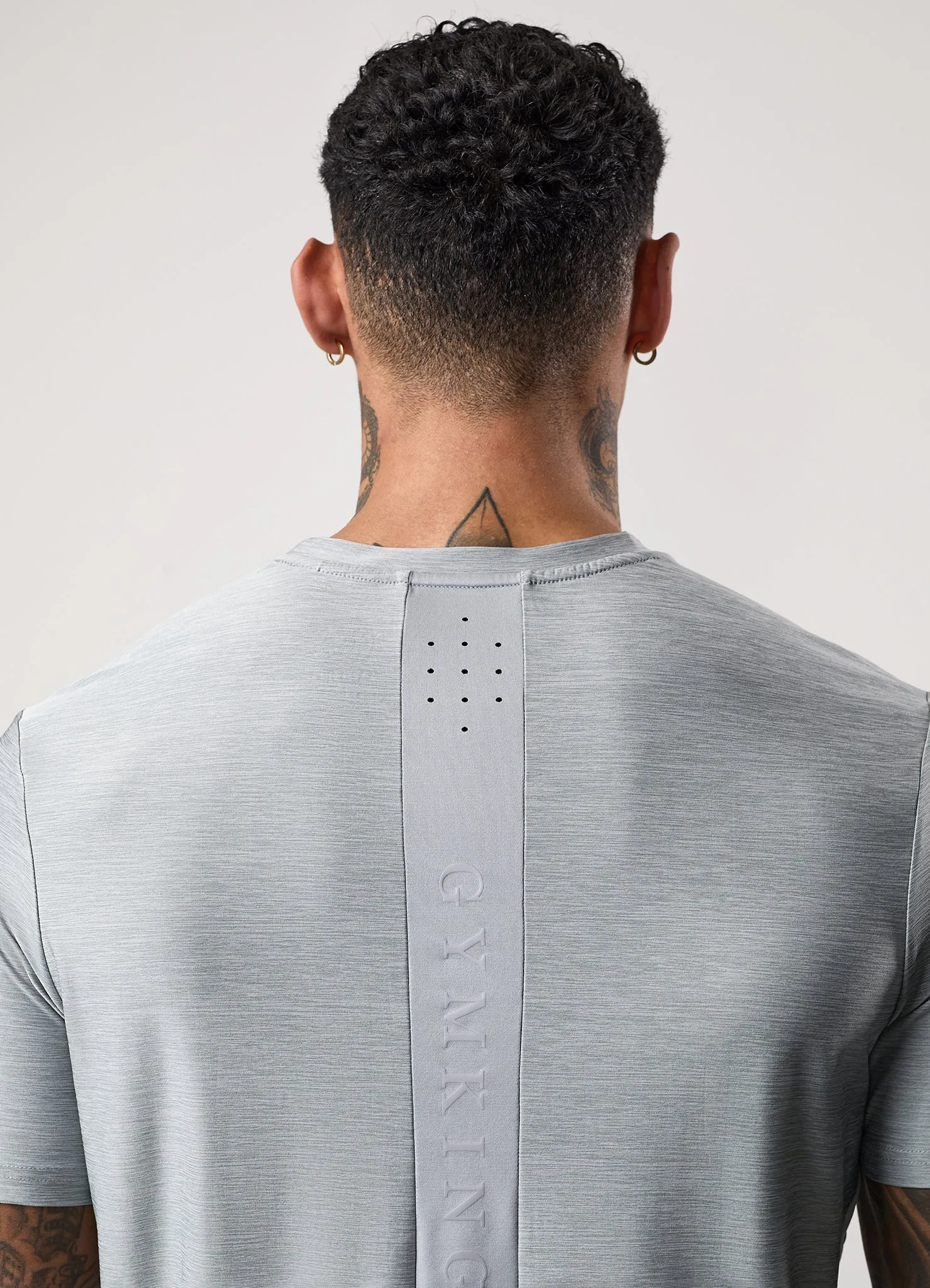 Gym King Fusion Hybrid Tee - Silver Grey sold by The Gym King product image thumbnail 3