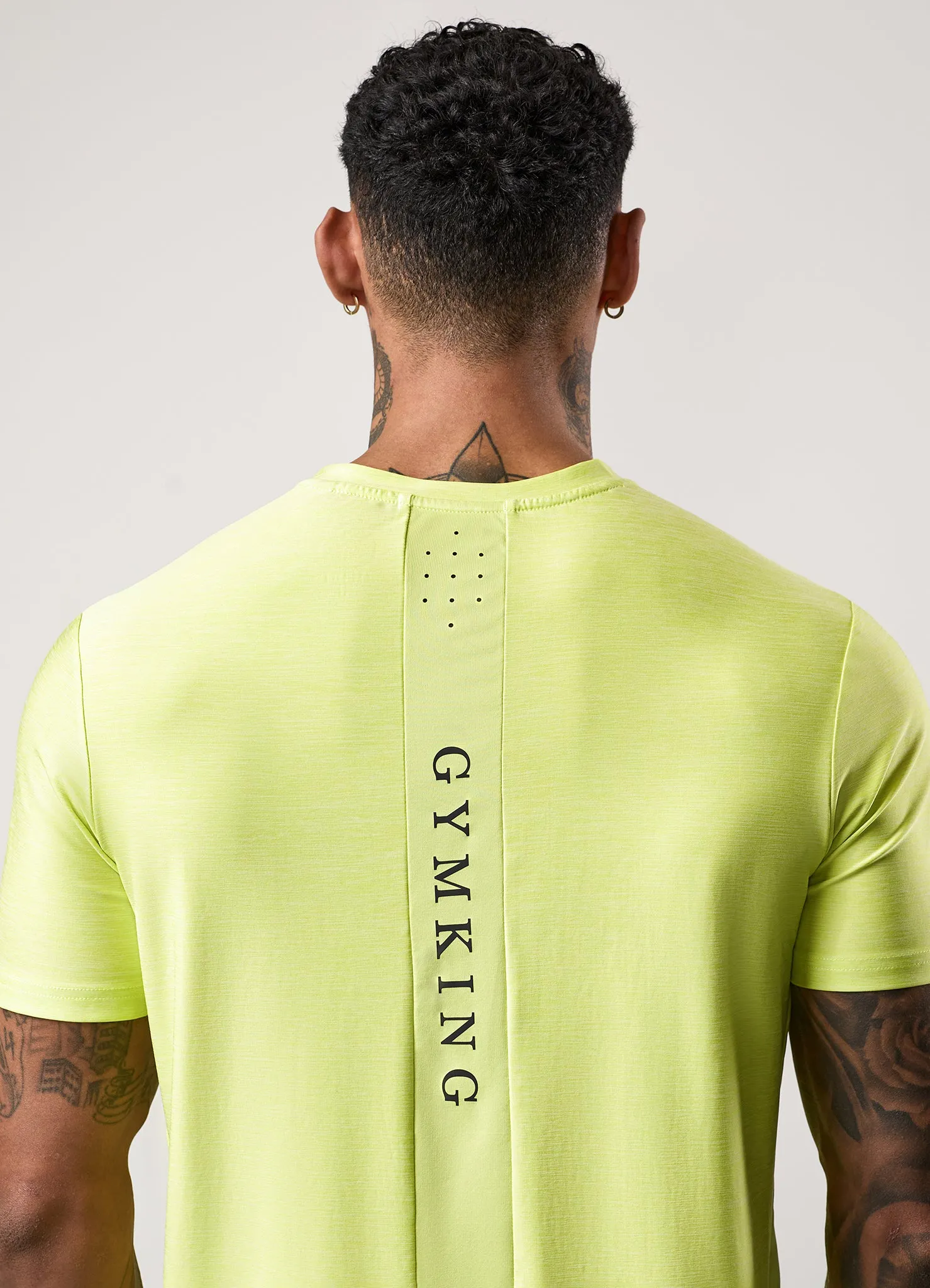 Gym King Fusion Hybrid Tee - Sherbet Lime sold by The Gym King product image thumbnail 4