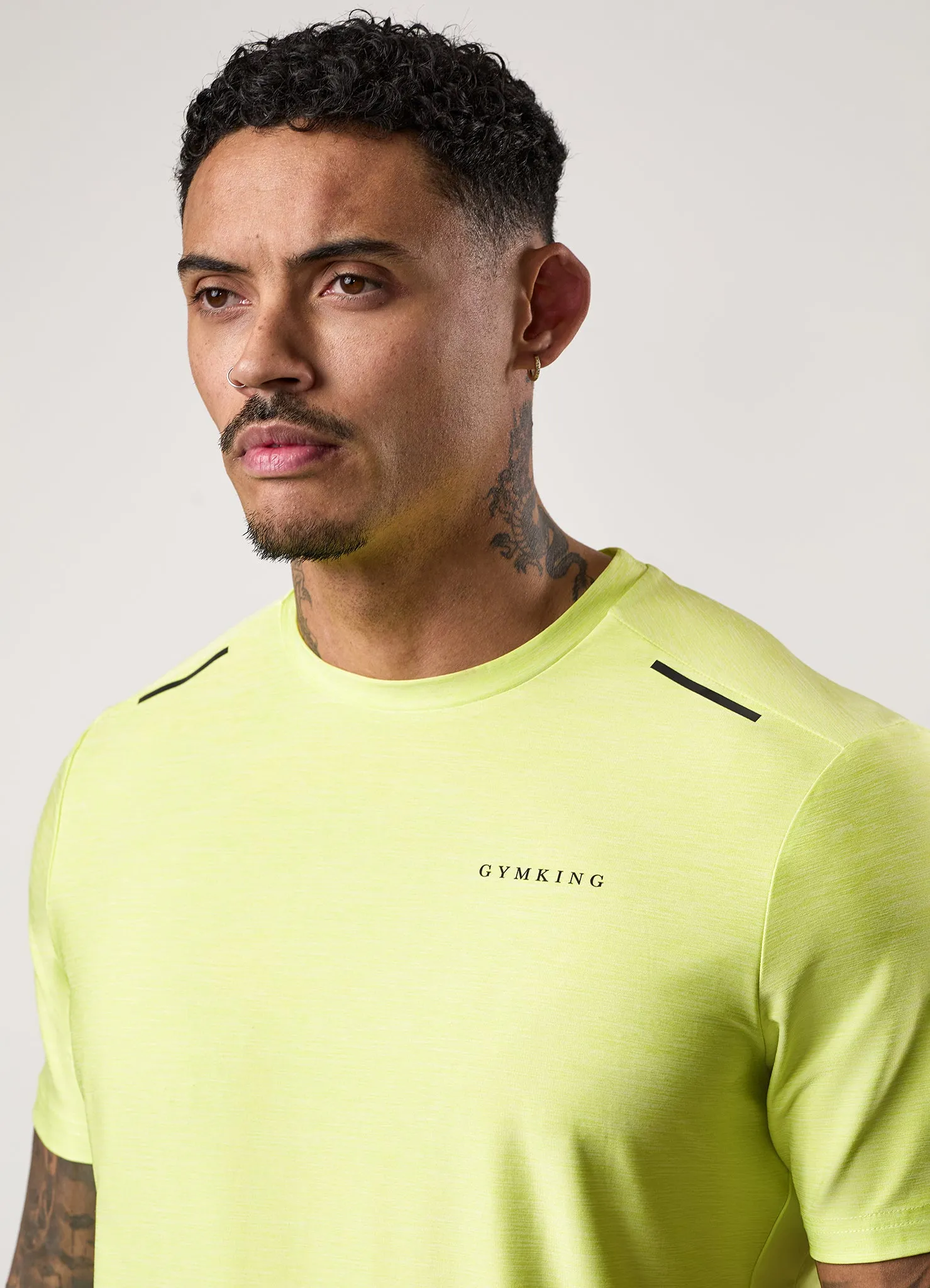 Gym King Fusion Hybrid Tee - Sherbet Lime sold by The Gym King product image thumbnail 5