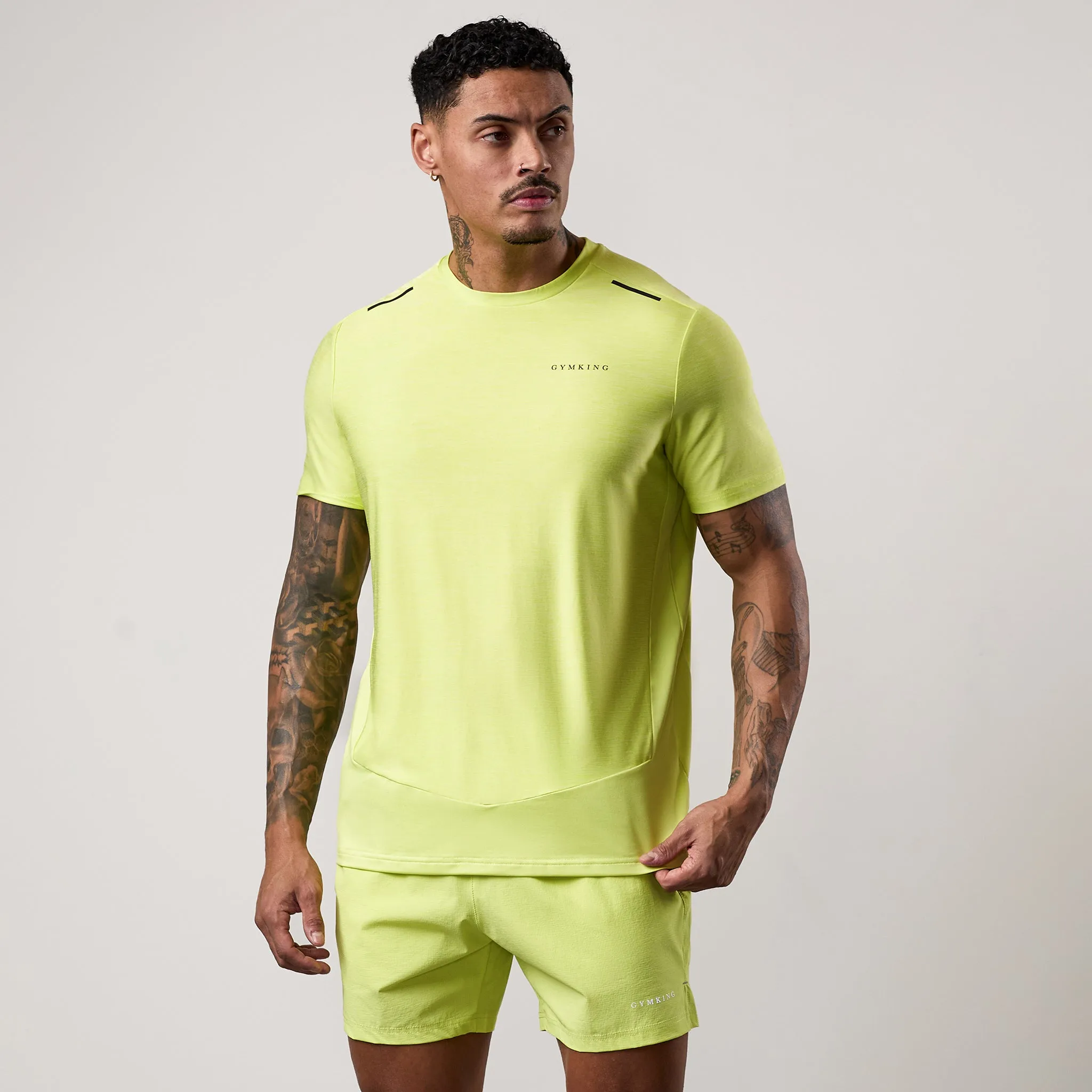 Gym King Fusion Hybrid Tee - Sherbet Lime sold by The Gym King product image thumbnail 2