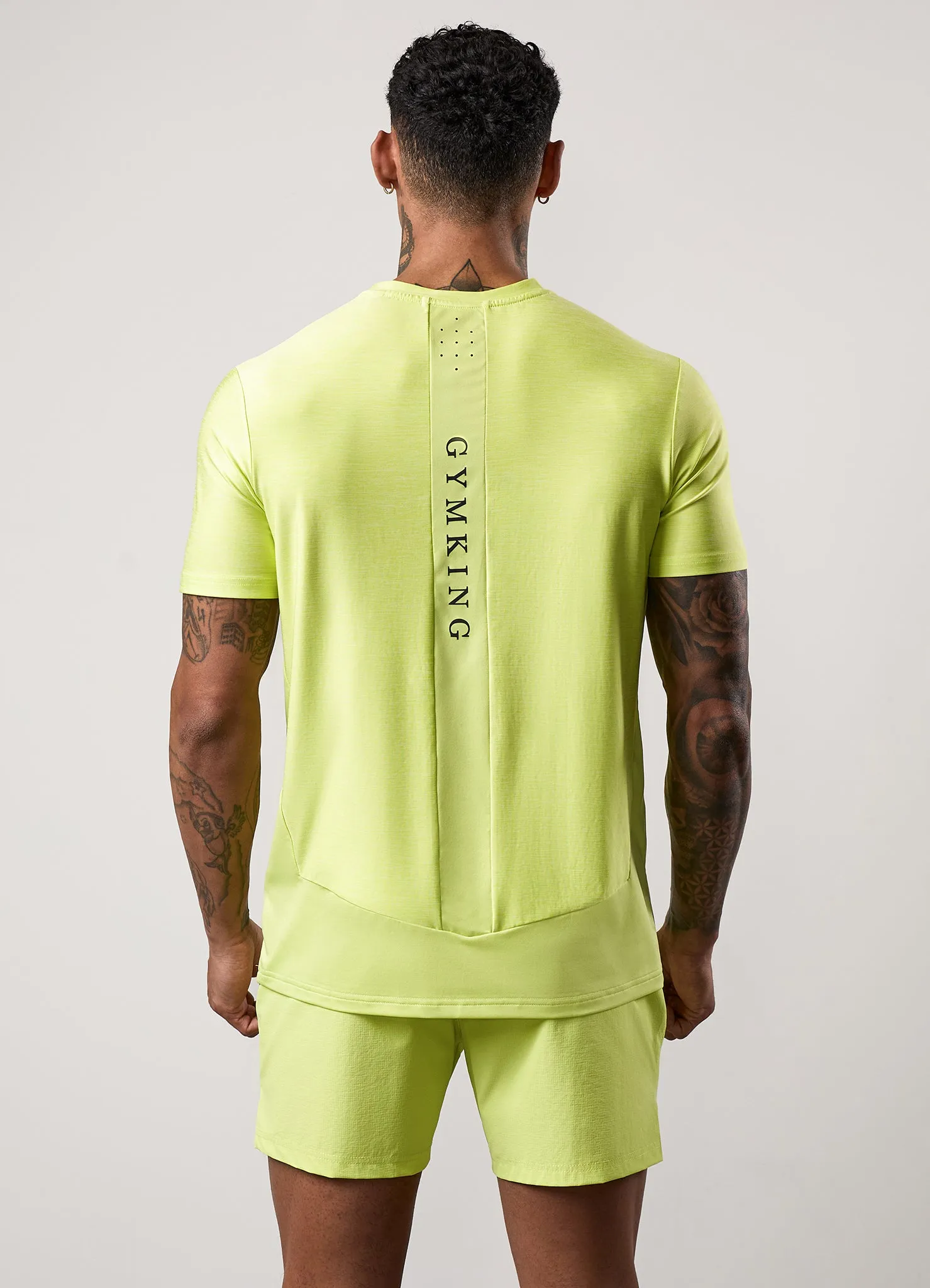 Gym King Fusion Hybrid Tee - Sherbet Lime sold by The Gym King product image thumbnail 3