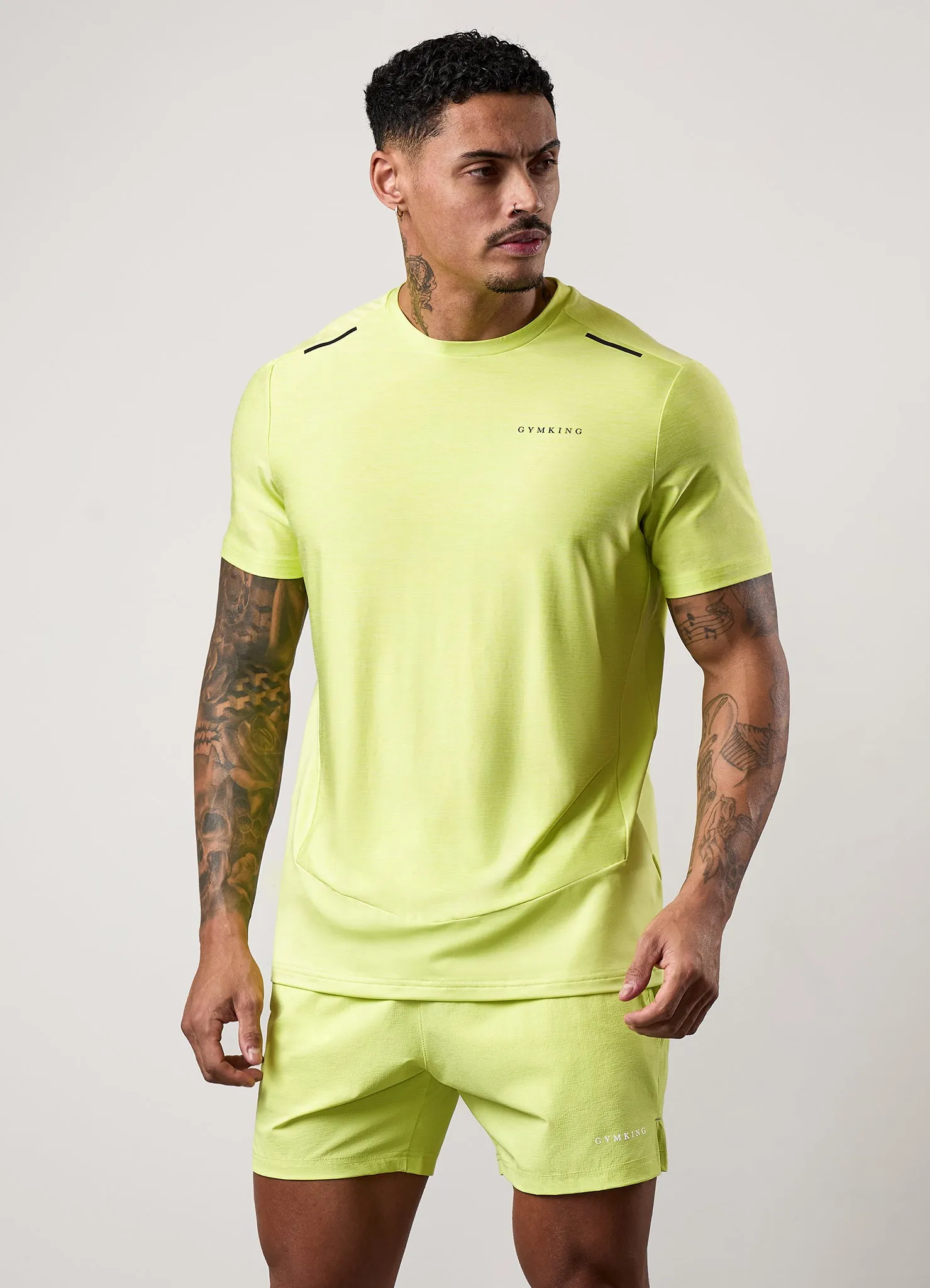 Gym King Fusion Hybrid Tee - Sherbet Lime sold by The Gym King