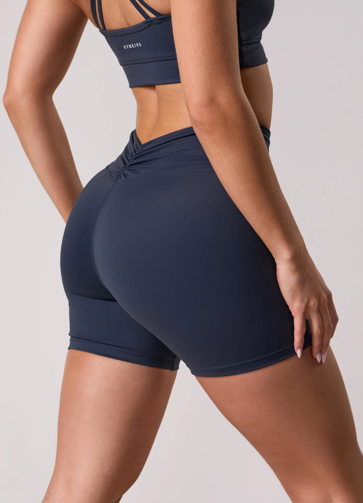 Gym King 365 Scrunch Short - Midnight Blue sold by The Gym King