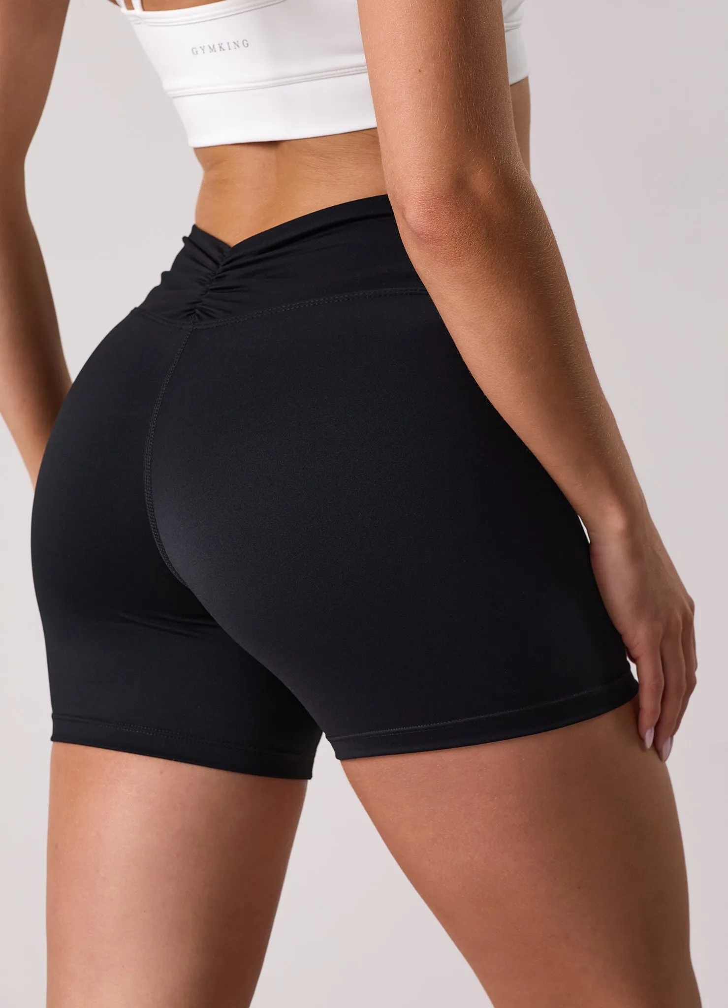 Gym King 365 Scrunch Short - Black sold by The Gym King