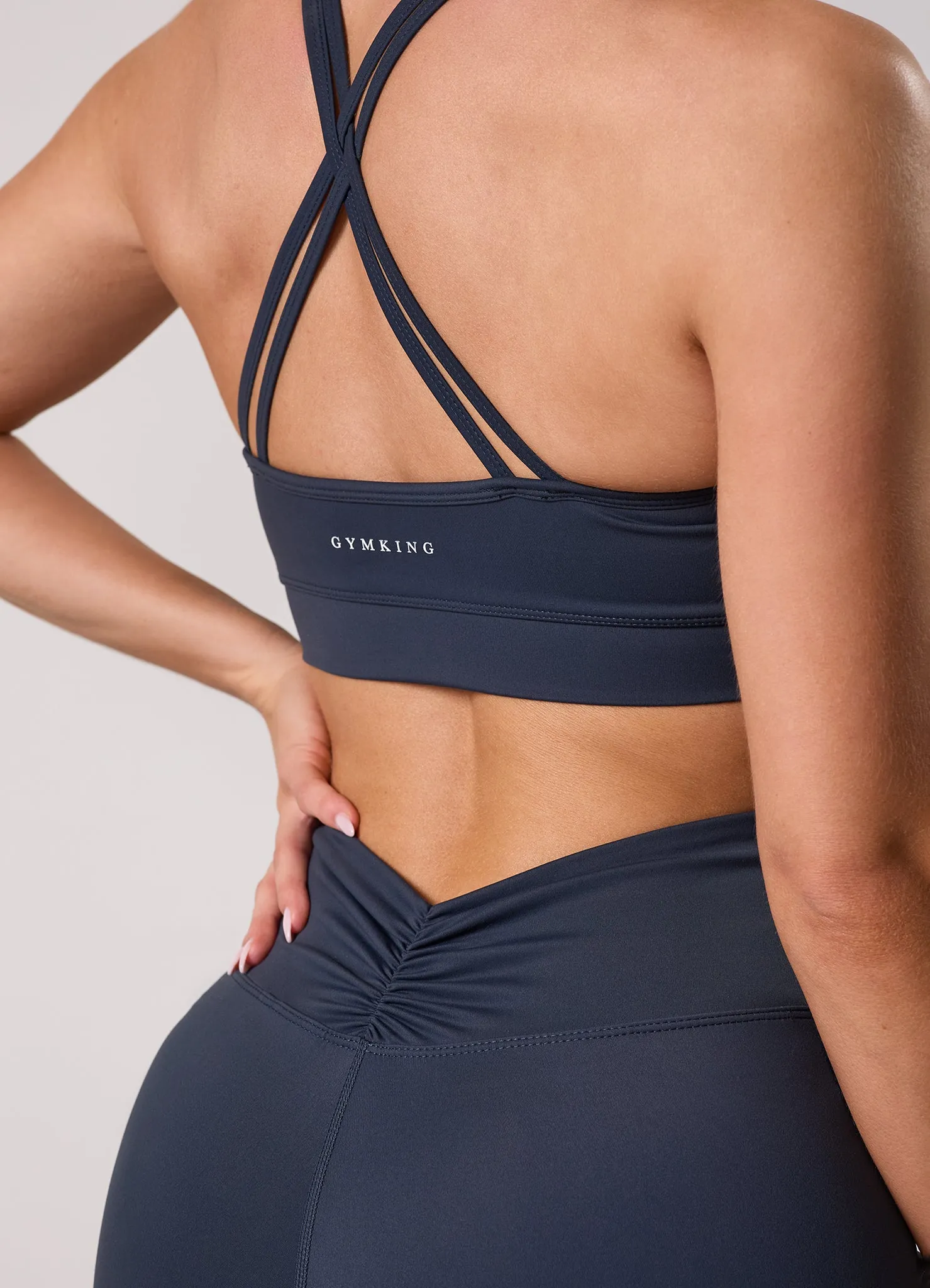 Gym King 365 Scrunch Bra - Midnight Blue sold by The Gym King product image thumbnail 5