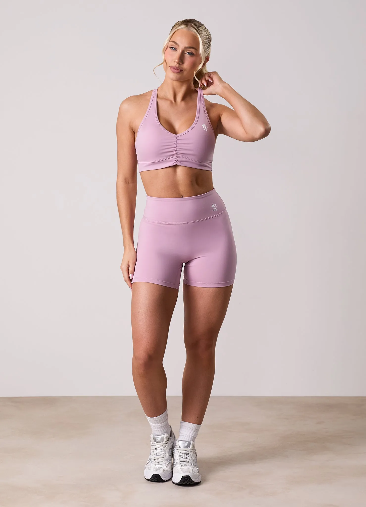 Gym King 365 Scrunch Short - Dusky Mauve sold by The Gym King product image thumbnail 5