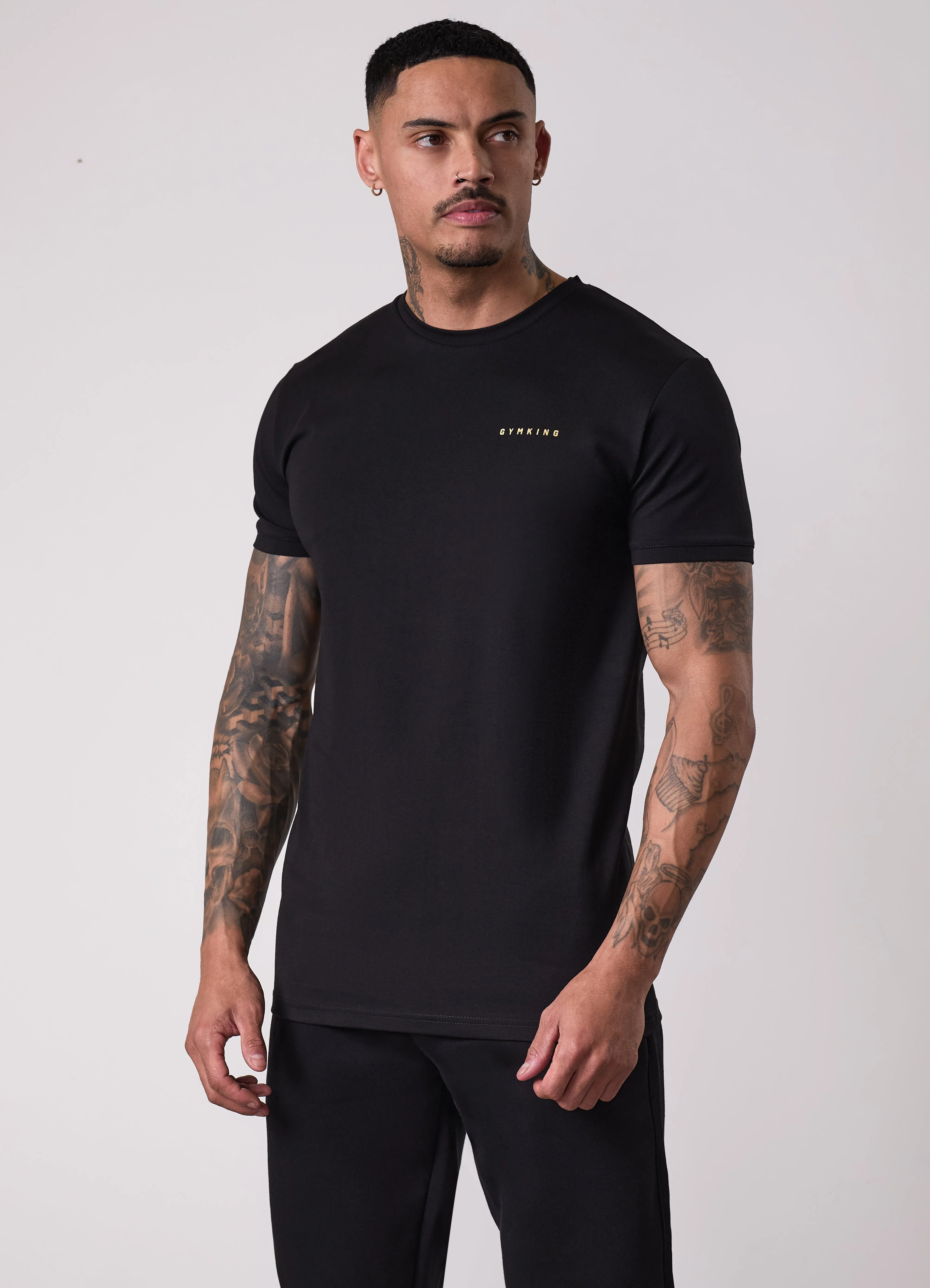 Gym King 10 Year Anniversary Tee - Black/Gold sold by The Gym King product image thumbnail 4