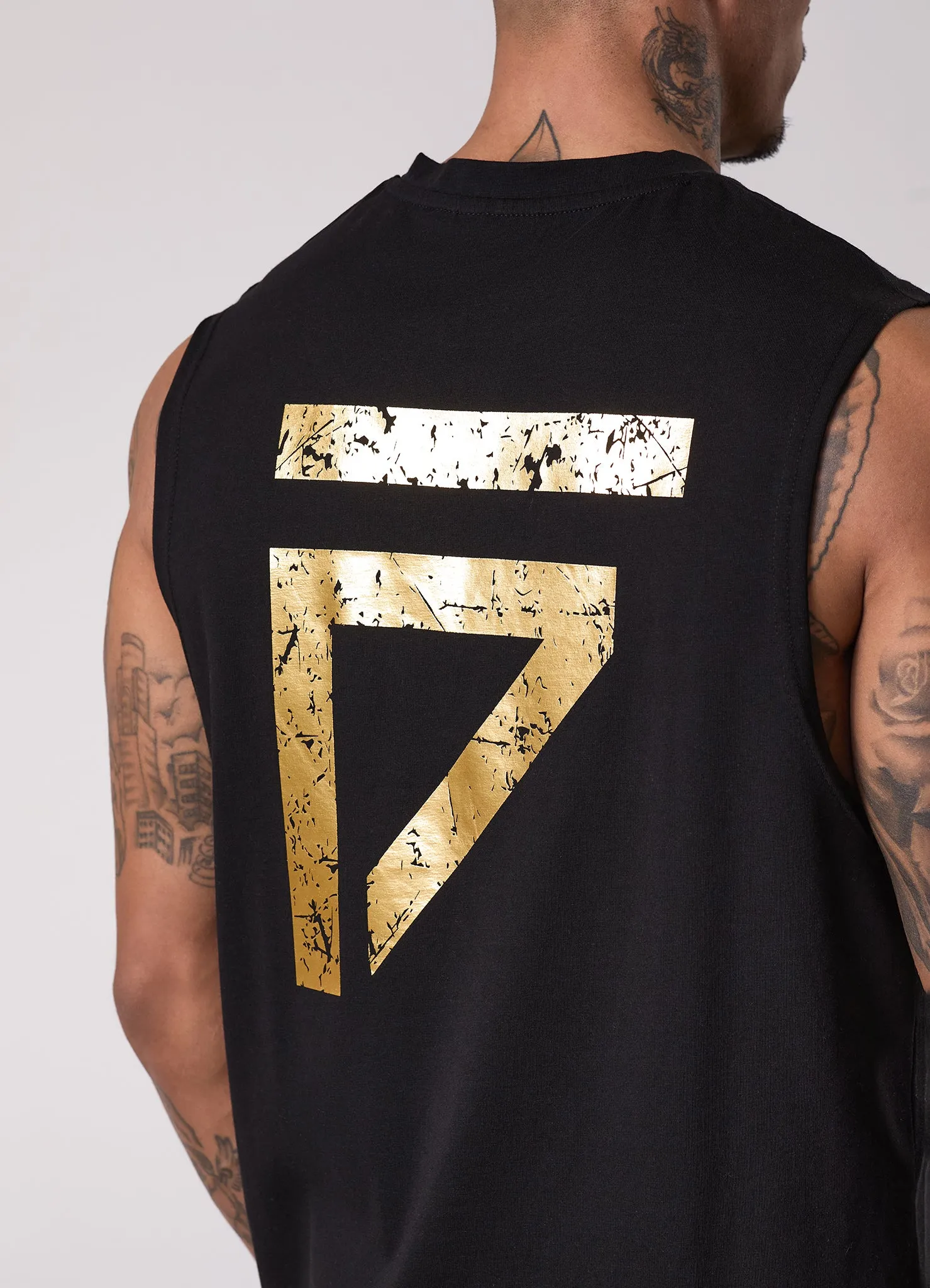Gym King Fight Division Tank - Black sold by The Gym King product image thumbnail 4
