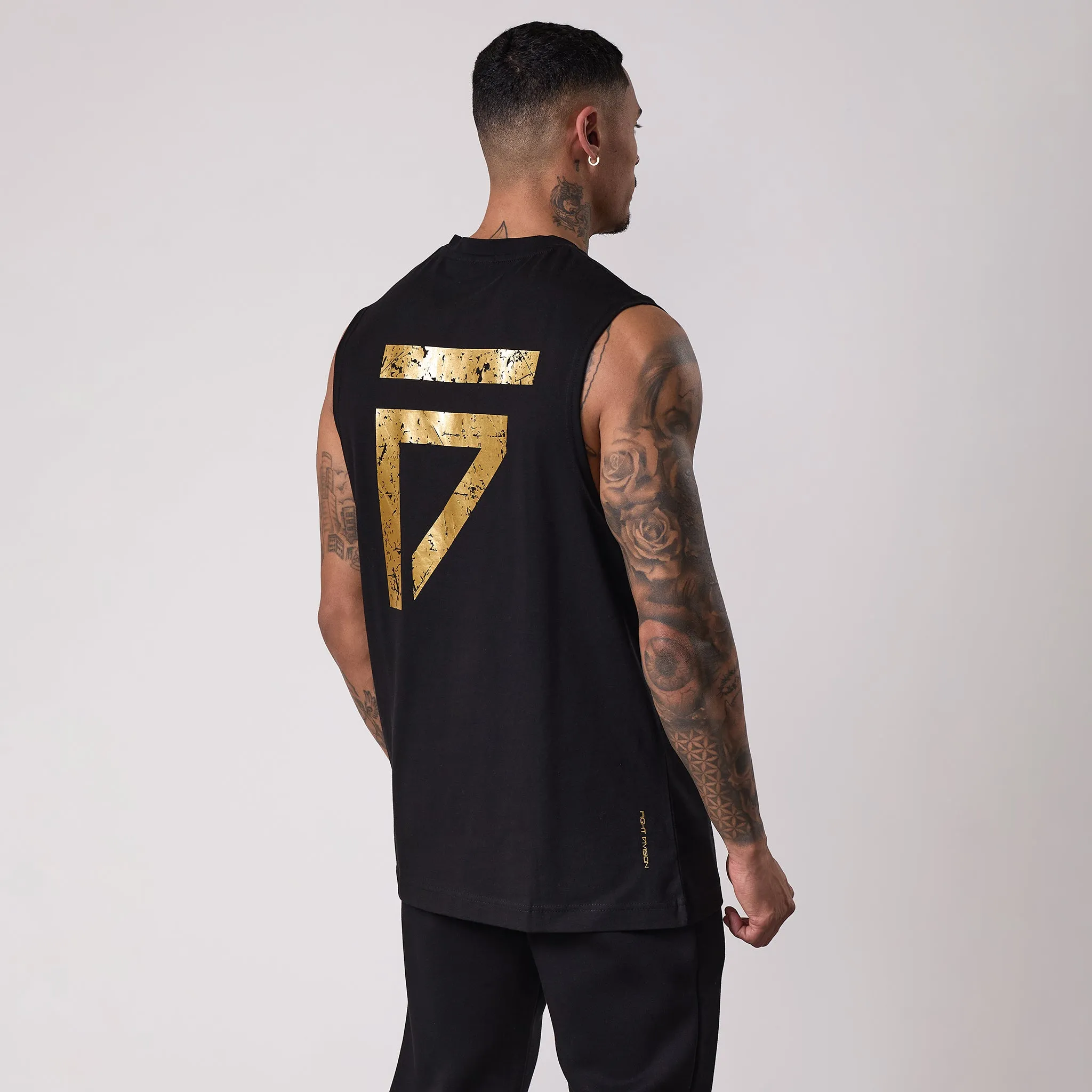 Gym King Fight Division Tank - Black sold by The Gym King product image thumbnail 2
