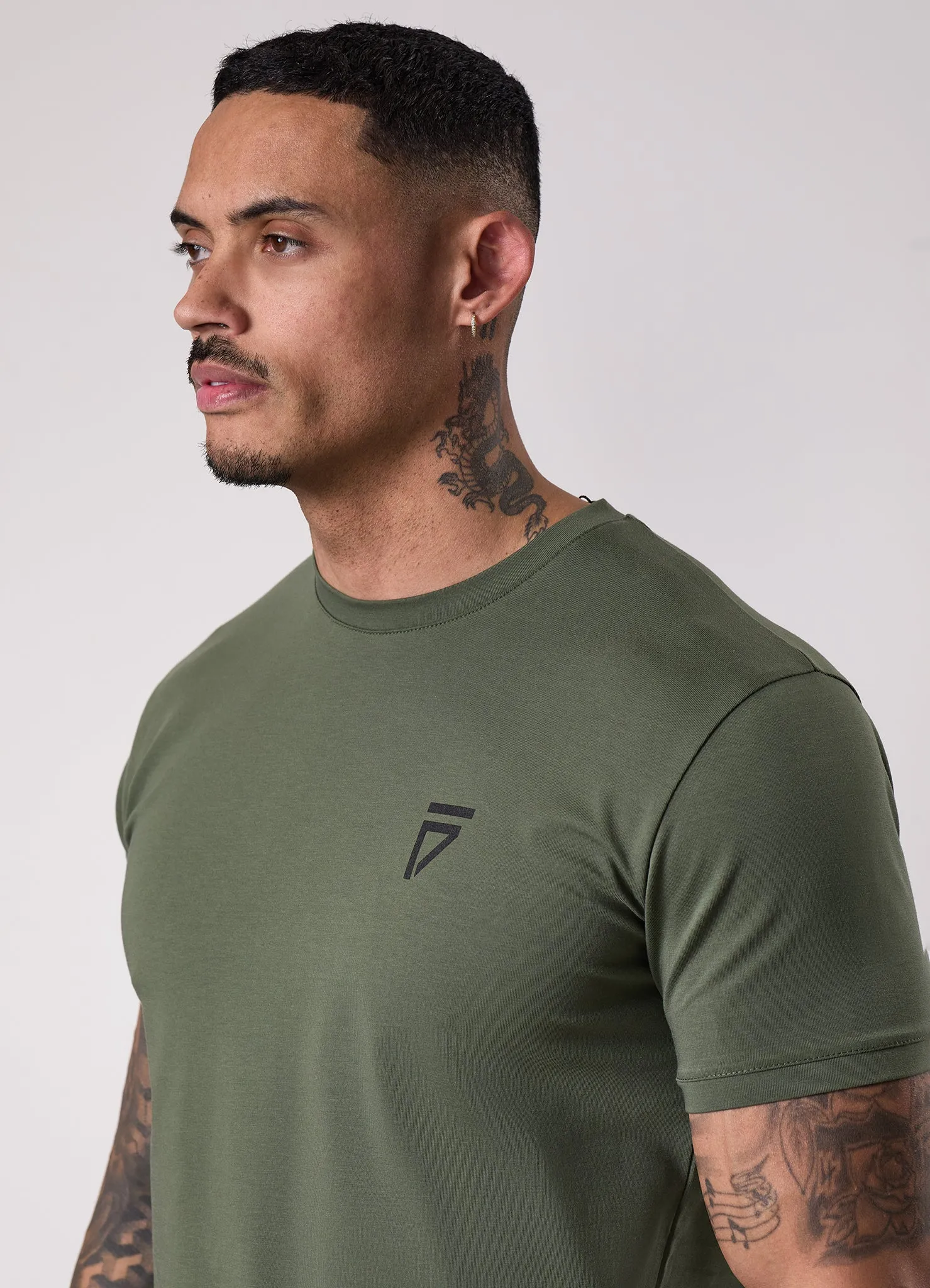Gym King Fight Division Tee - Deep Olive sold by The Gym King product image thumbnail 4