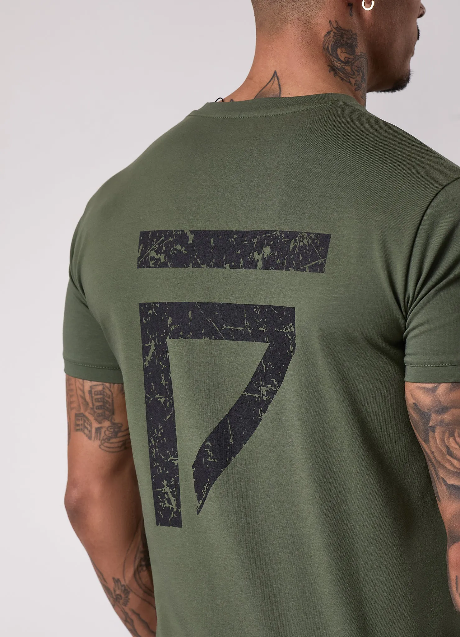 Gym King Fight Division Tee - Deep Olive sold by The Gym King product image thumbnail 5