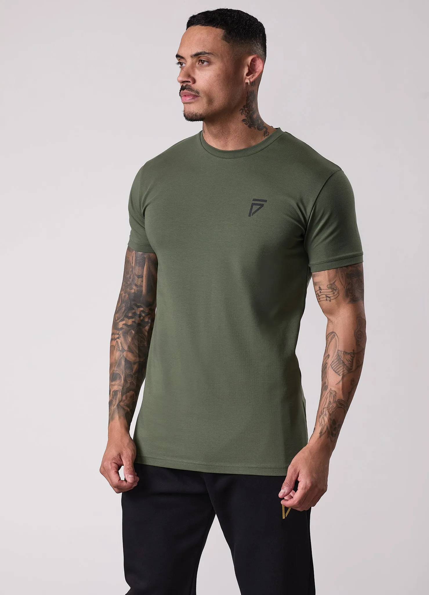 Gym King Fight Division Tee - Deep Olive sold by The Gym King product image thumbnail 3