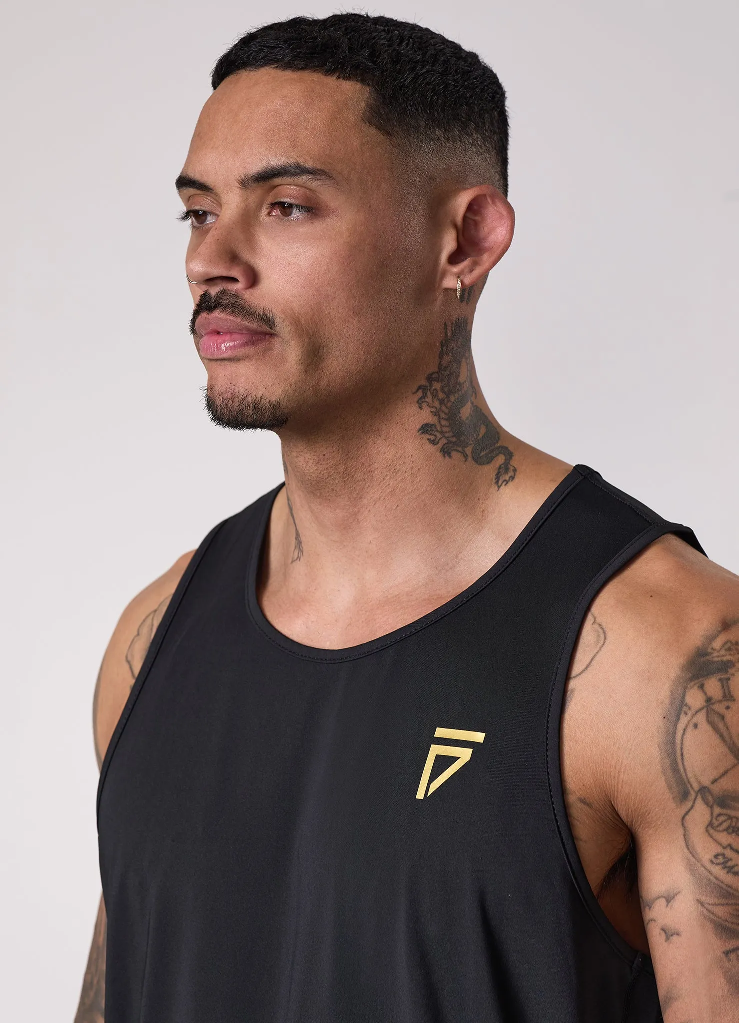 Gym King Fight Division Training Vest - Black/Gold sold by The Gym King product image thumbnail 4