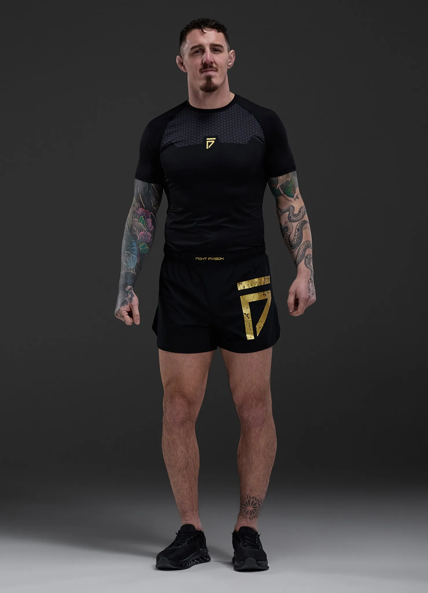 Gym King Fight Division Combat 5" Short - Black sold by The Gym King product image thumbnail 3