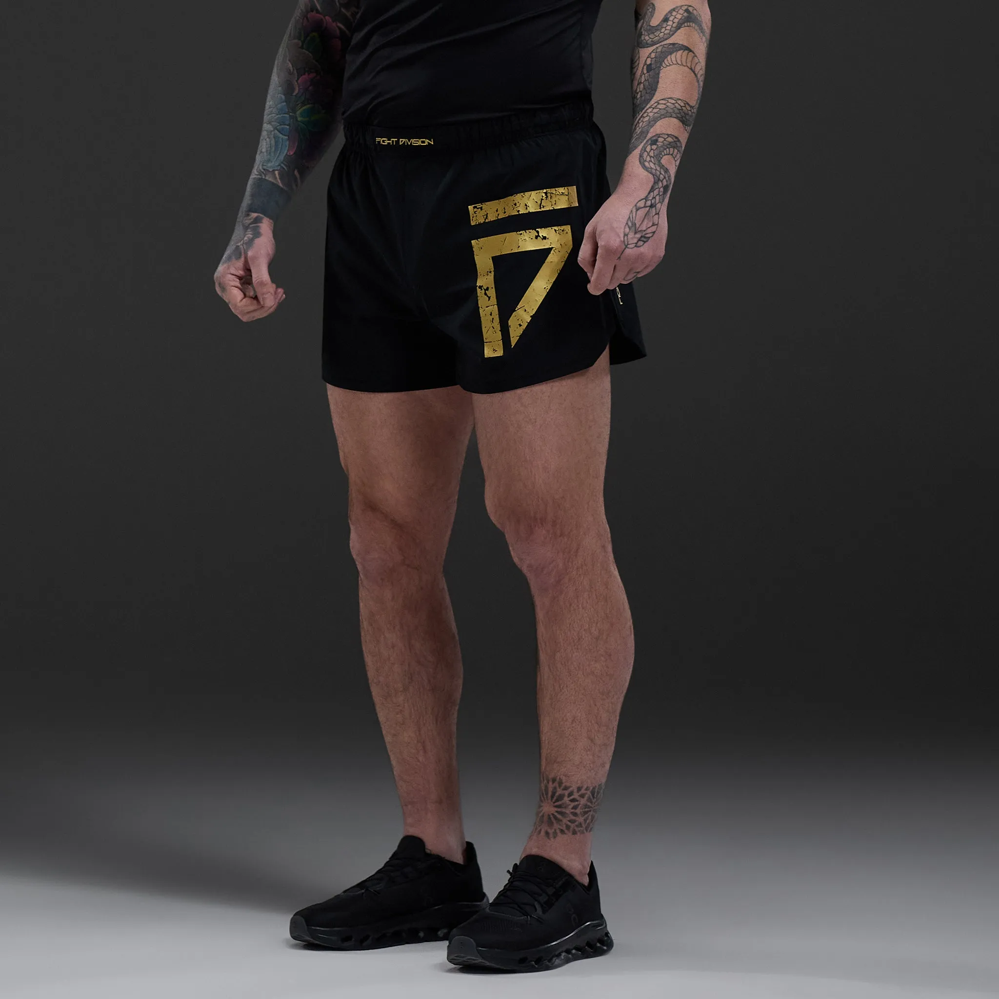 Gym King Fight Division Combat 5" Short - Black sold by The Gym King product image thumbnail 2