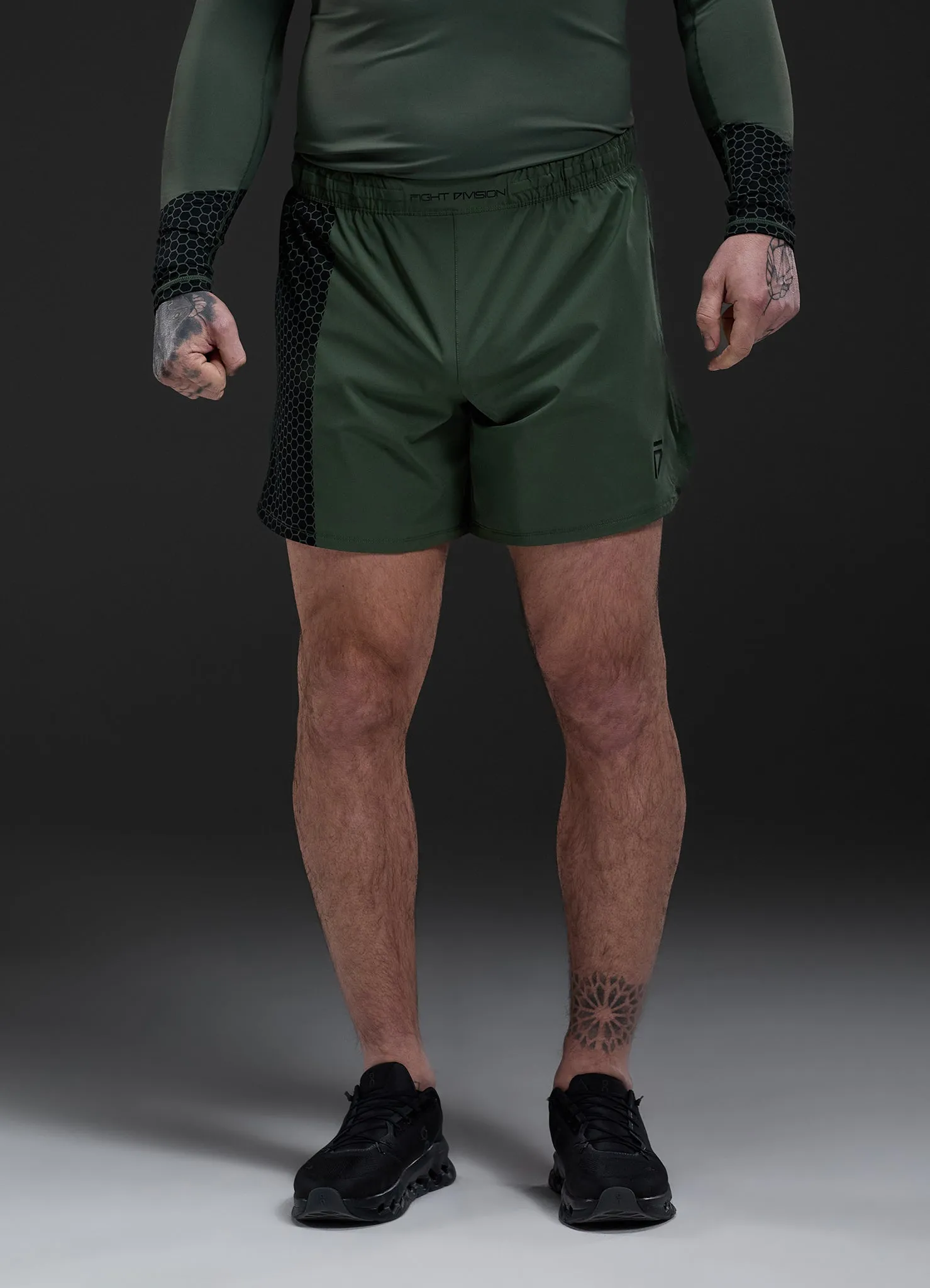 Gym King Fight Division Combat 7" Short - Deep Olive sold by The Gym King product image thumbnail 5