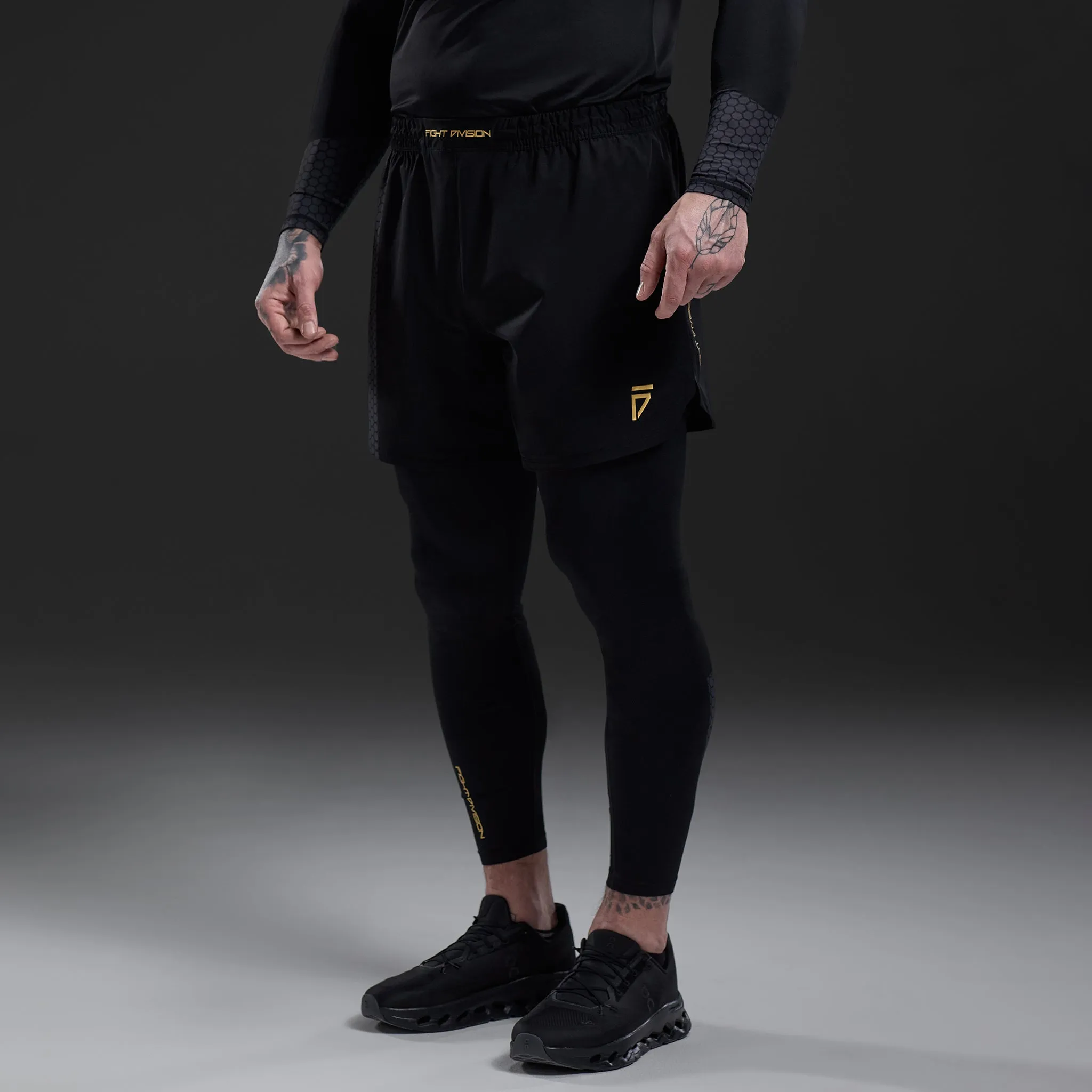 Gym King Fight Division Combat 7" Short - Black sold by The Gym King product image thumbnail 2