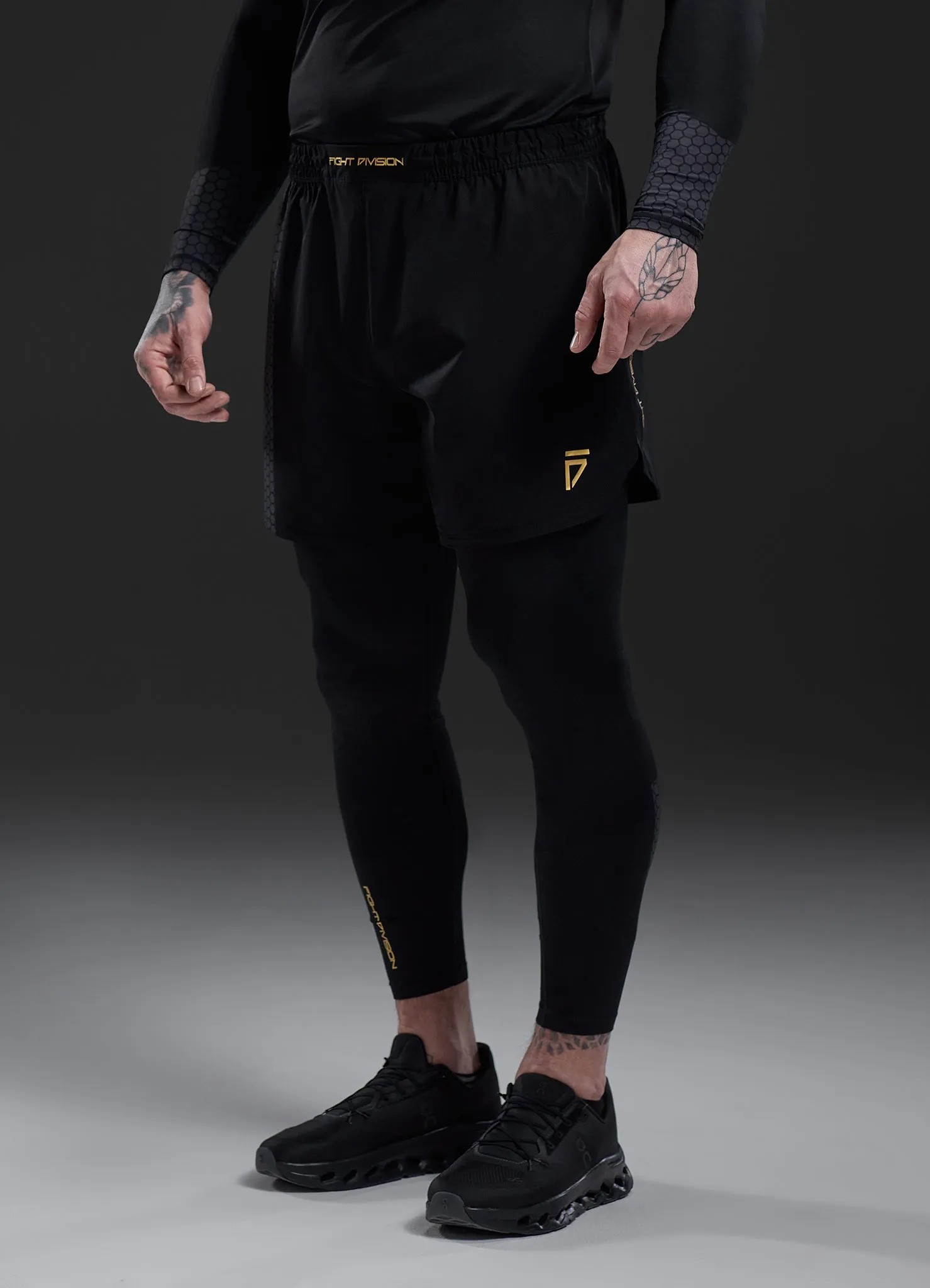 Gym King Fight Division Combat 7" Short - Black sold by The Gym King product image thumbnail 3