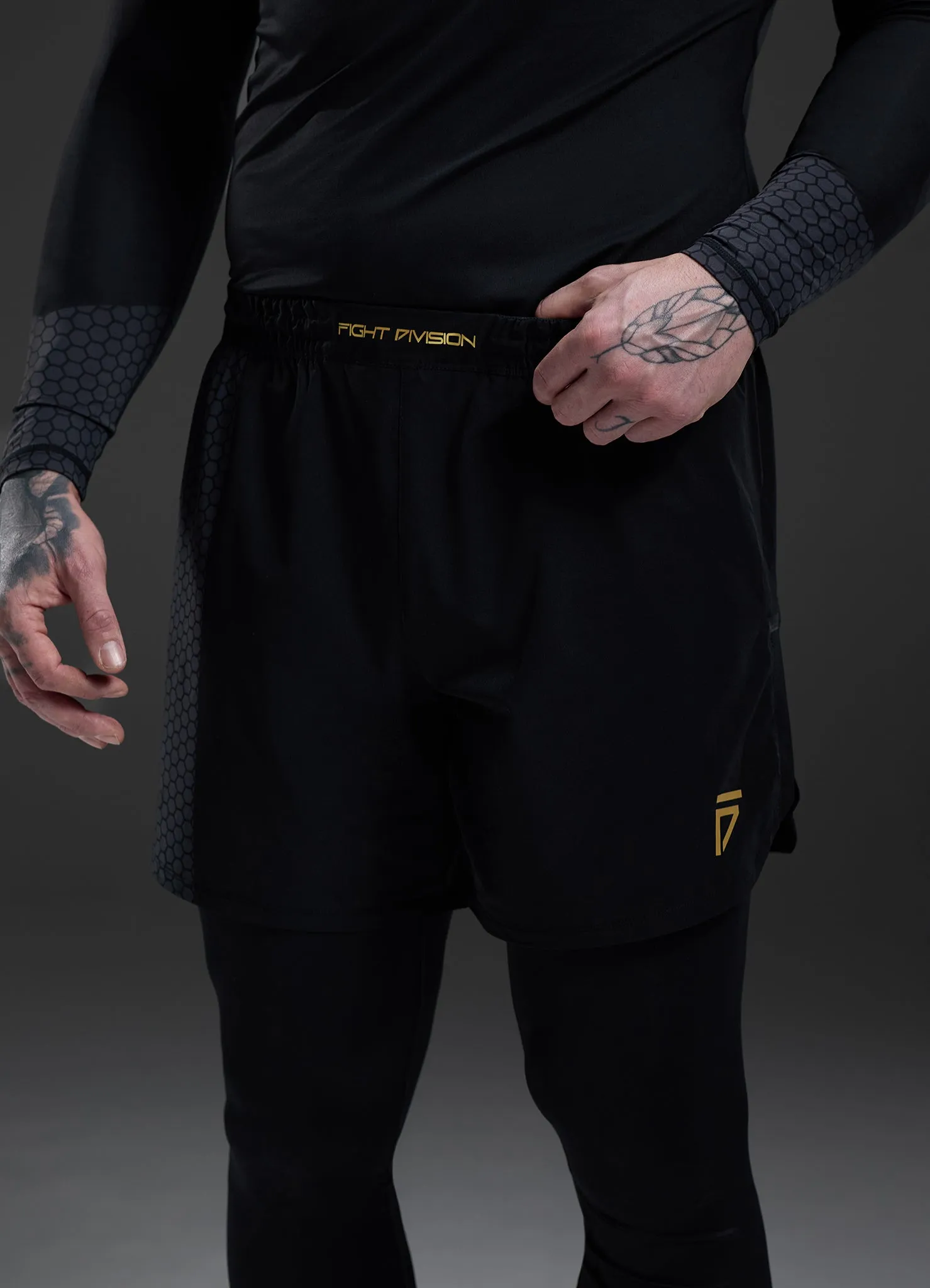 Gym King Fight Division Combat 7" Short - Black sold by The Gym King product image thumbnail 5