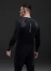 Gym King Fight Division Combat Long Sleeve Rash Guard - Black sold by The Gym King