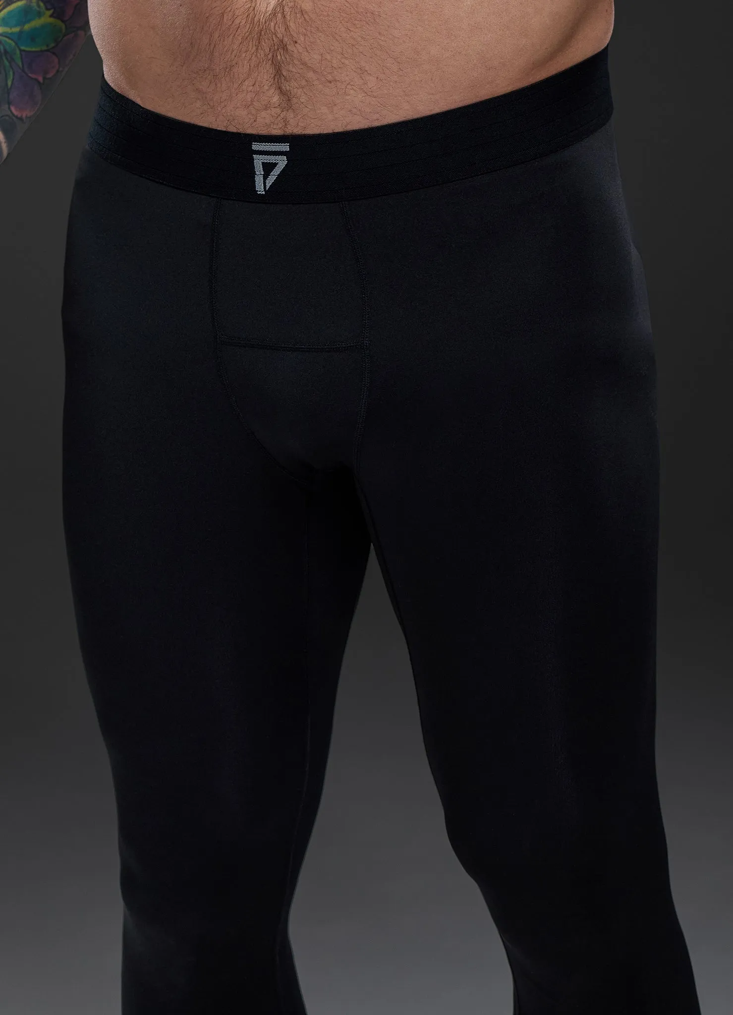 Gym King Fight Division Combat Compression Legging - Black sold by The Gym King product image thumbnail 3