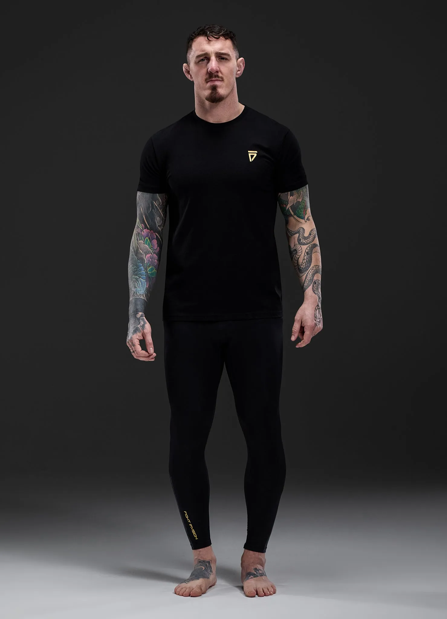 Gym King Fight Division Combat Compression Legging - Black sold by The Gym King product image thumbnail 5