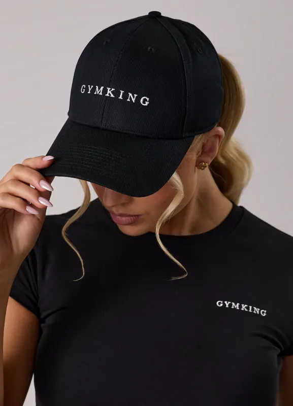 Gym King Linear Pitcher Cap - Black sold by The Gym King