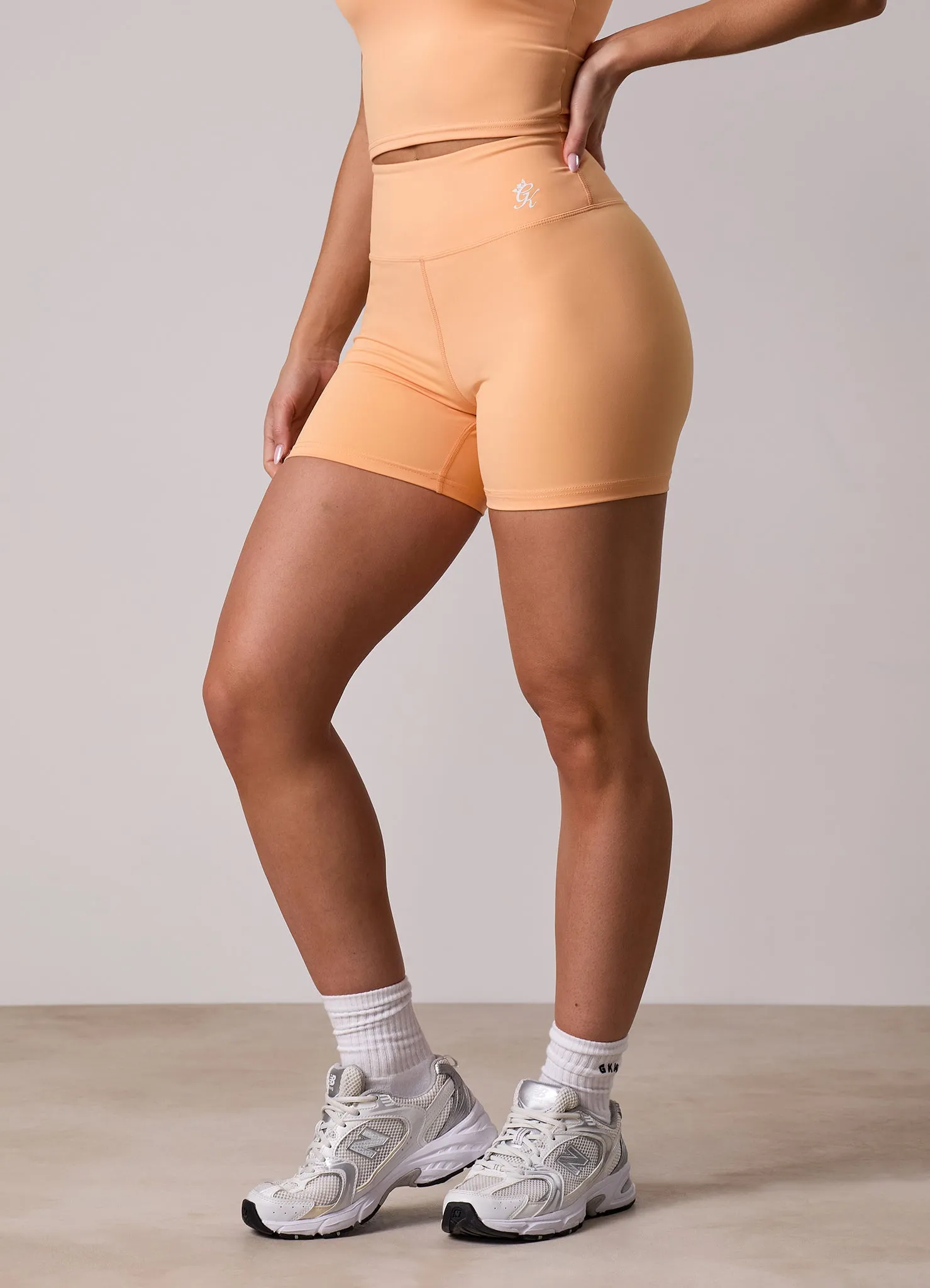 Gym King 365 5" Short - Apricot sold by The Gym King