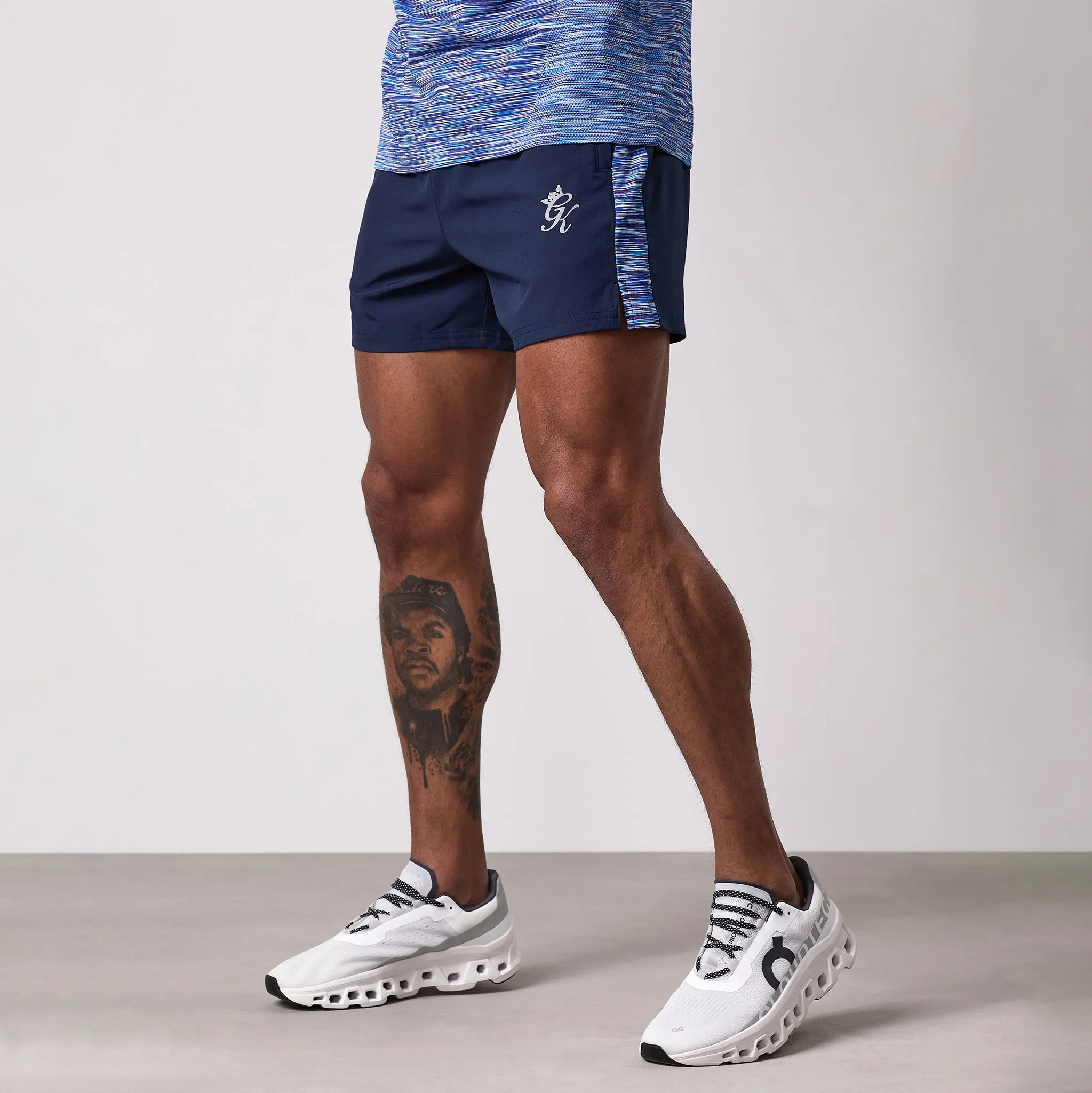 Gym King Space Dye Panel 5" Short - Navy/Galactic Blue sold by The Gym King product image thumbnail 2