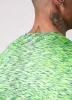 Gym King Energy Seamless Space Dye Tee - Lime/Navy Grindle sold by The Gym King