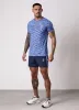Gym King Energy Seamless Space Dye Tee - Galactic Blue Multi sold by The Gym King