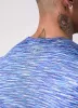 Gym King Energy Seamless Space Dye Tee - Galactic Blue Multi sold by The Gym King