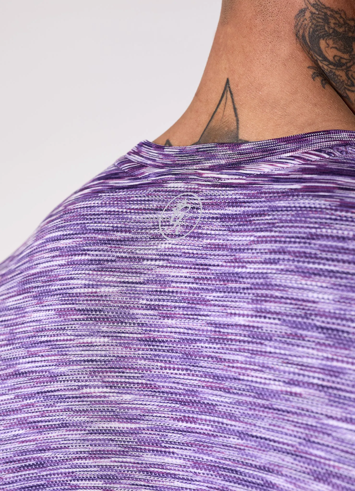 Gym King Energy Seamless Space Dye Tee - Purple Haze Multi sold by The Gym King product image thumbnail 4