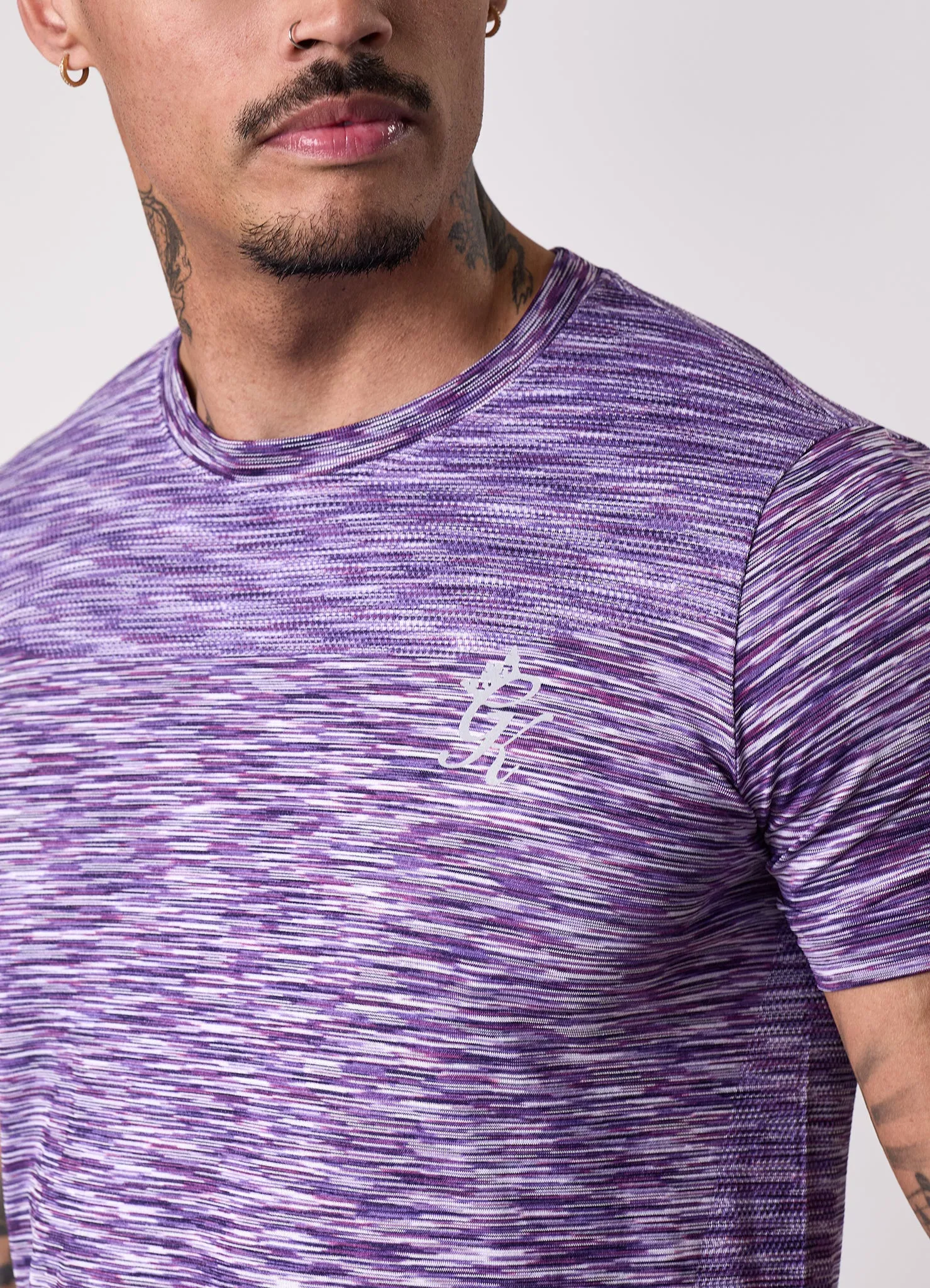 Gym King Energy Seamless Space Dye Tee - Purple Haze Multi sold by The Gym King product image thumbnail 5