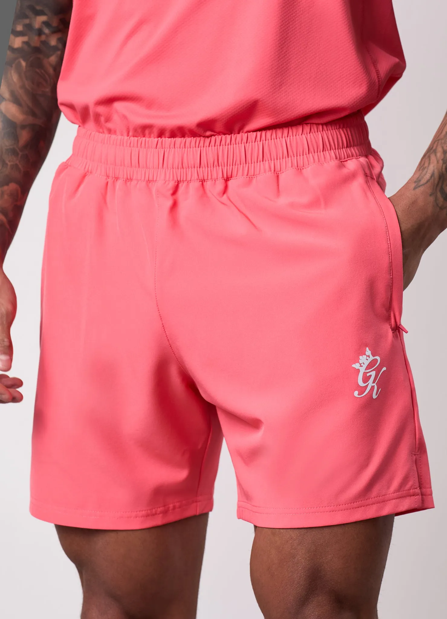 Gym King Energy 6" Short - Coral sold by The Gym King