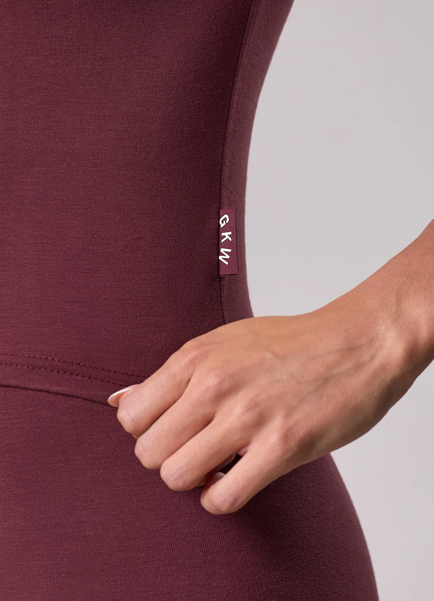 Gym King Plush Short Sleeve Tee - Burgundy sold by The Gym King product image thumbnail 3