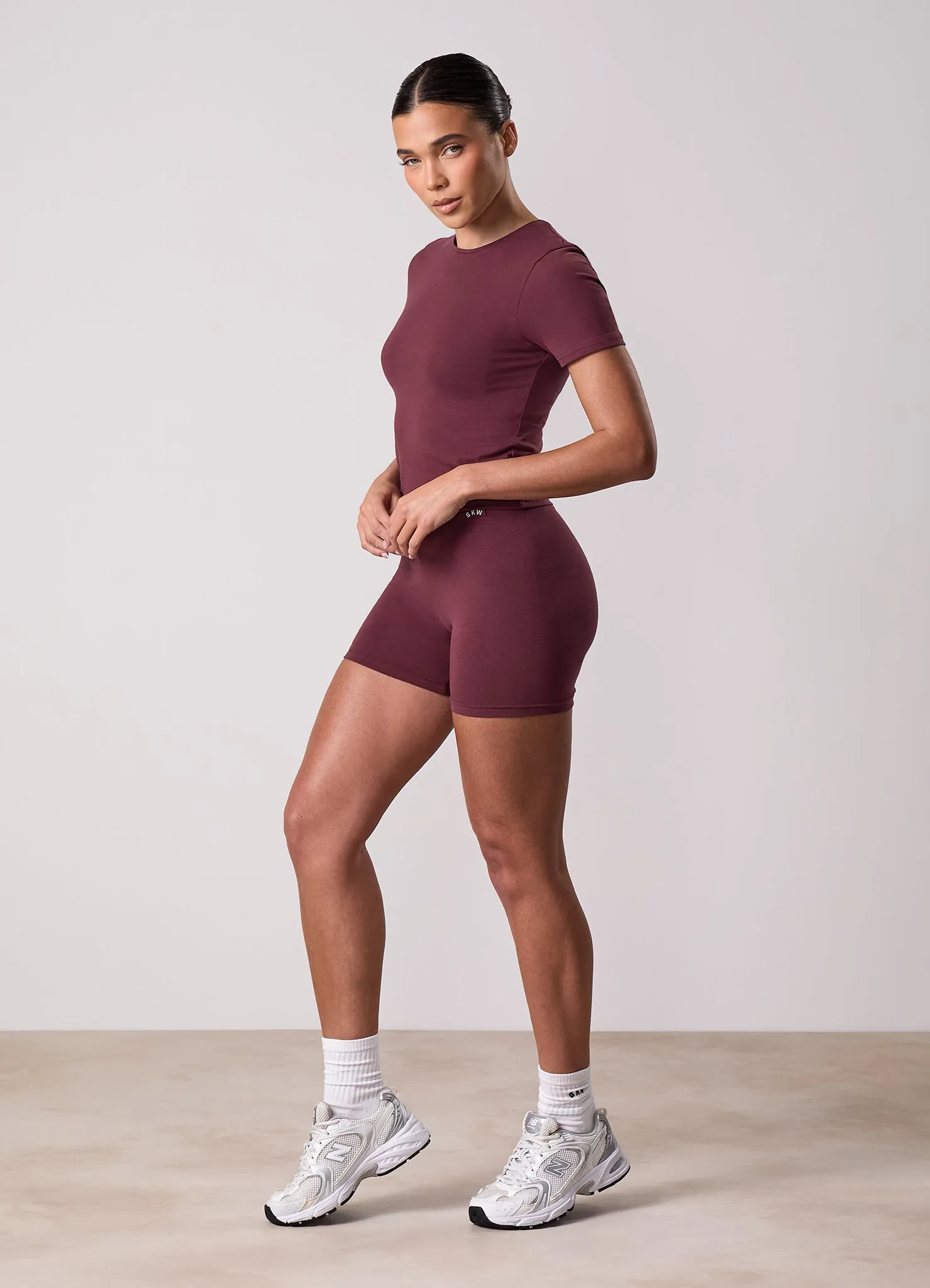 Gym King Plush Short Sleeve Tee - Burgundy sold by The Gym King product image thumbnail 4